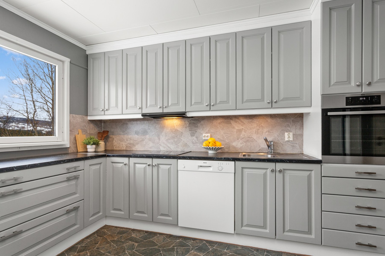 Kjøkken. Galleribilde