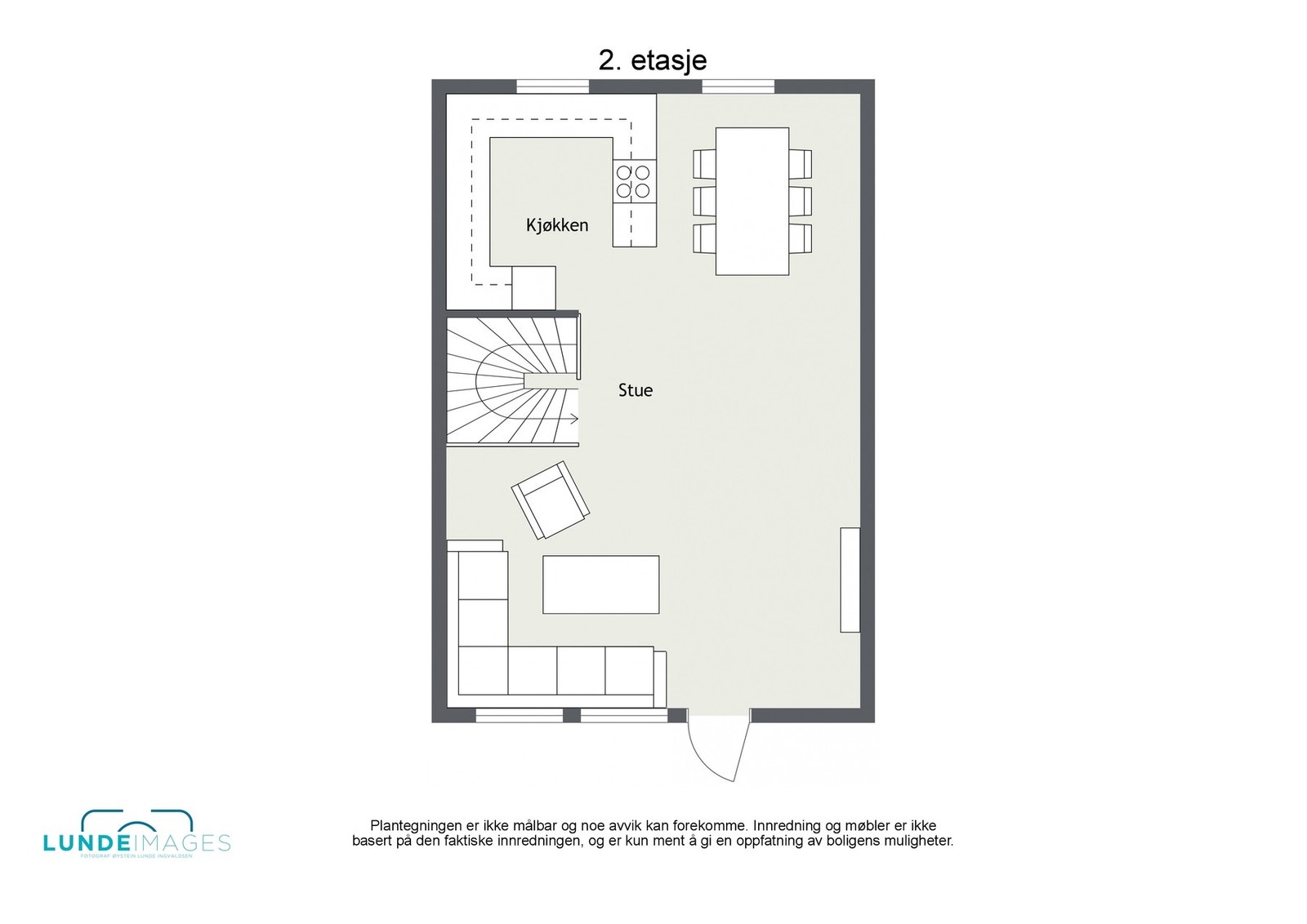 Planskisse 2. etasje Galleribilde