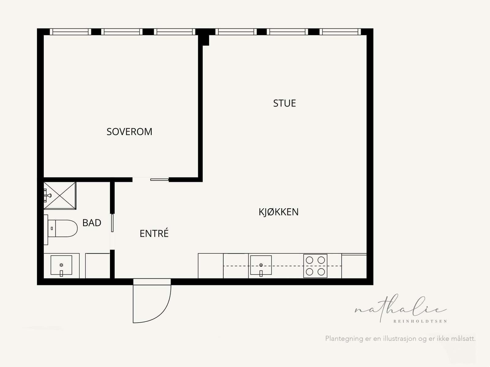 Plantegning. Galleribilde