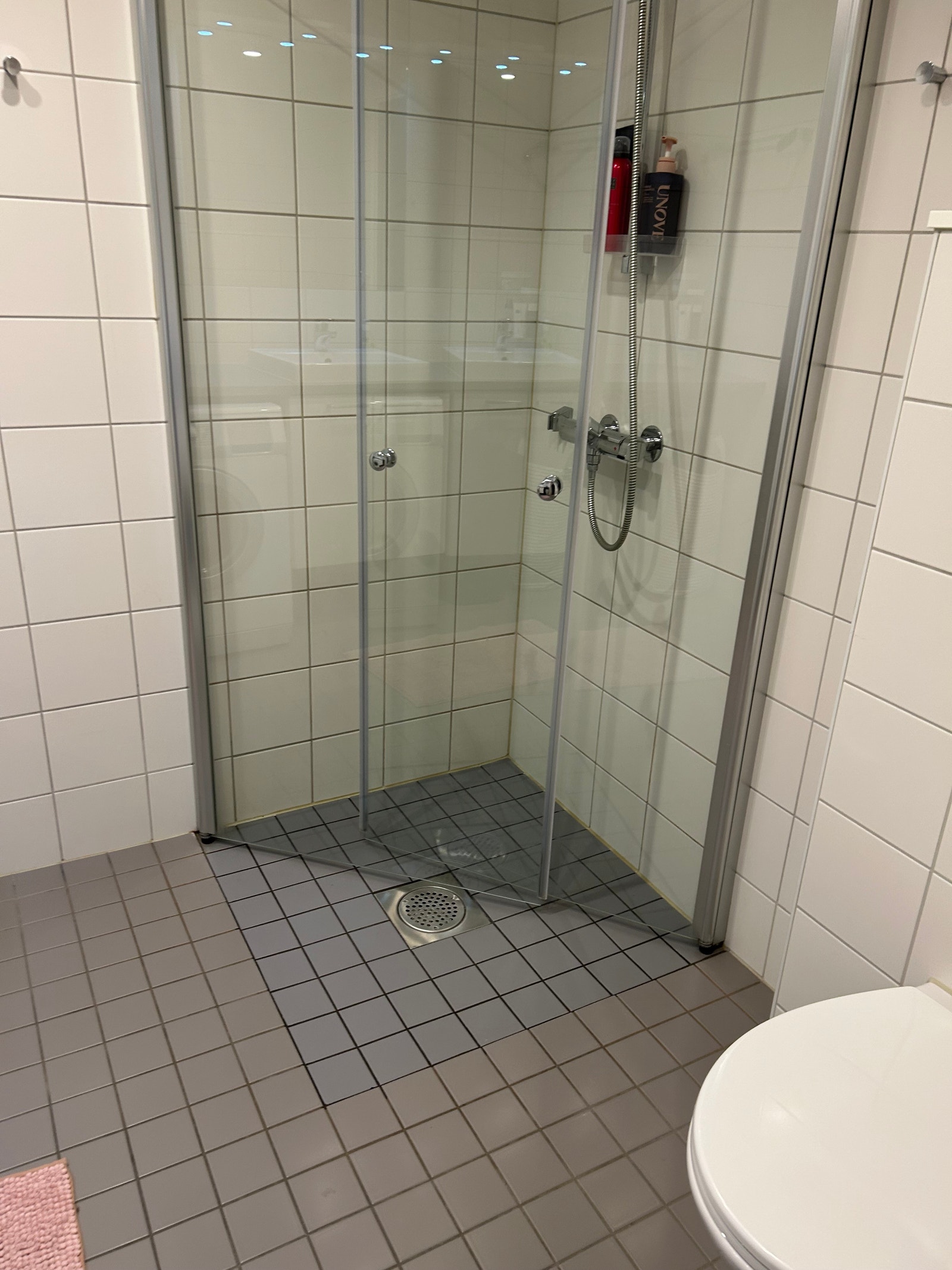 Dusjhjørne og toalett Galleribilde