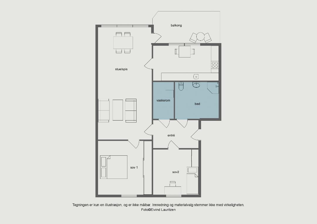 Plantegning Galleribilde