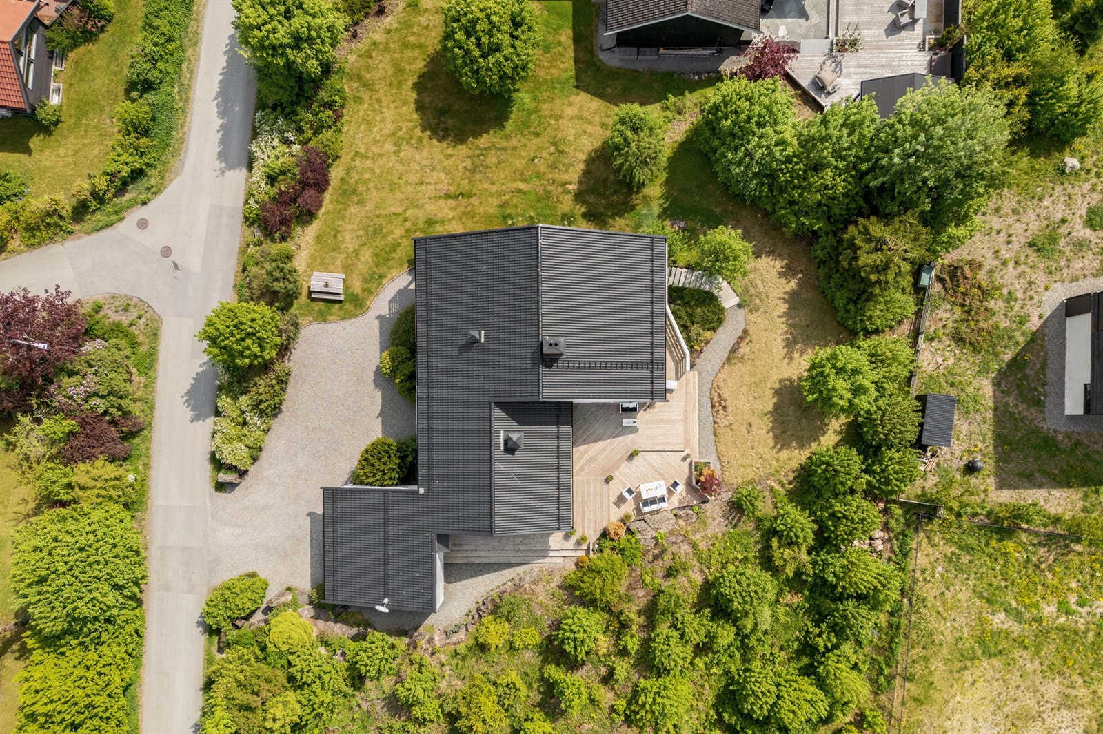 Dronebilde Galleribilde