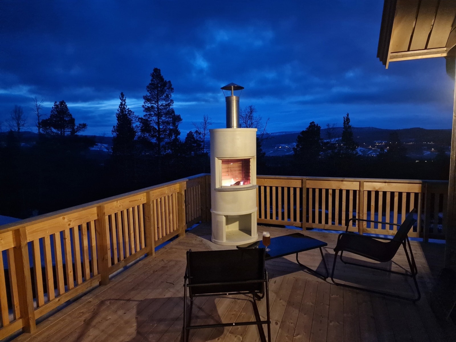 Stemningsbilde fra terrassen Galleribilde