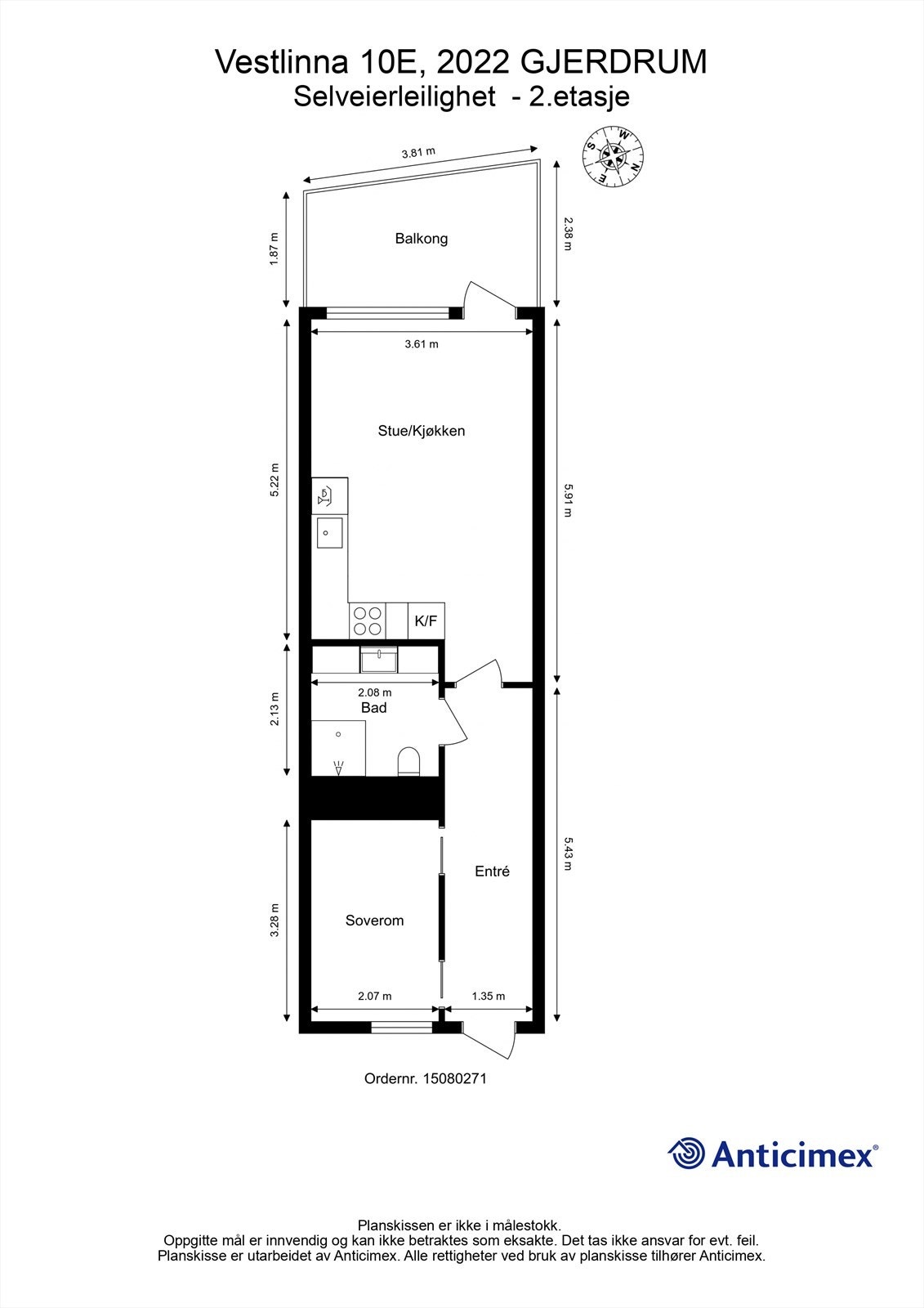 Plantegning Galleribilde
