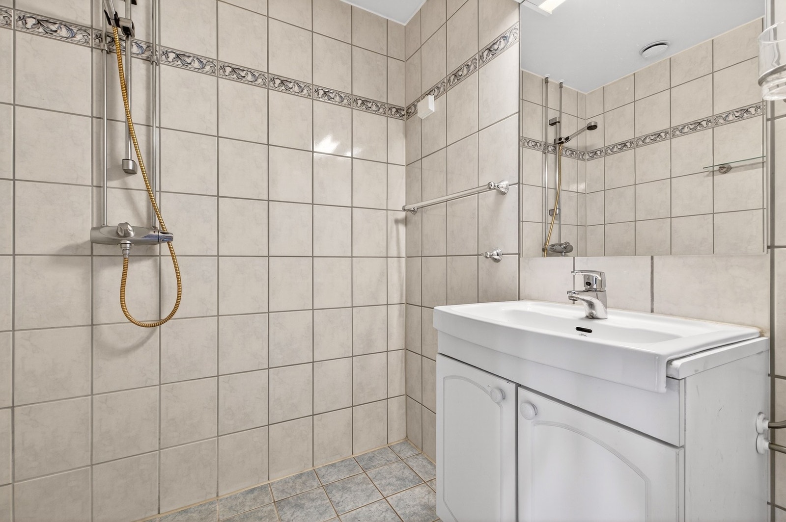 Her er det opplegg til vaskemaskin. Galleribilde