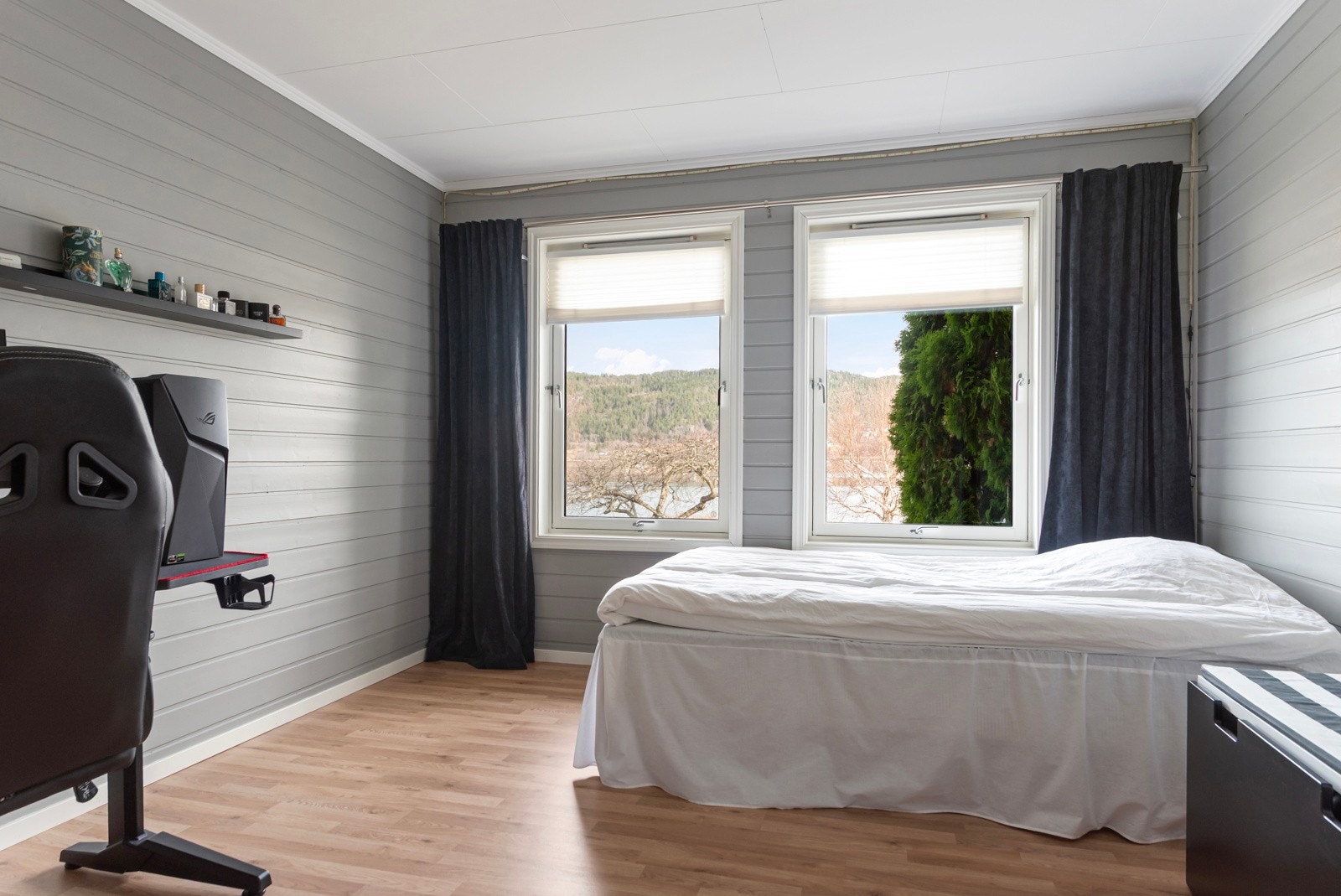 Underetasjen inneholder som nevnt 3 gode soverom, på hhv. 9 kvm, 11 kvm og 12 kvm. Galleribilde