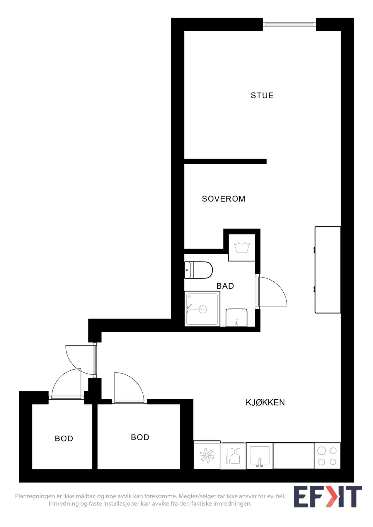 Plantegning - 1. etasje. Galleribilde