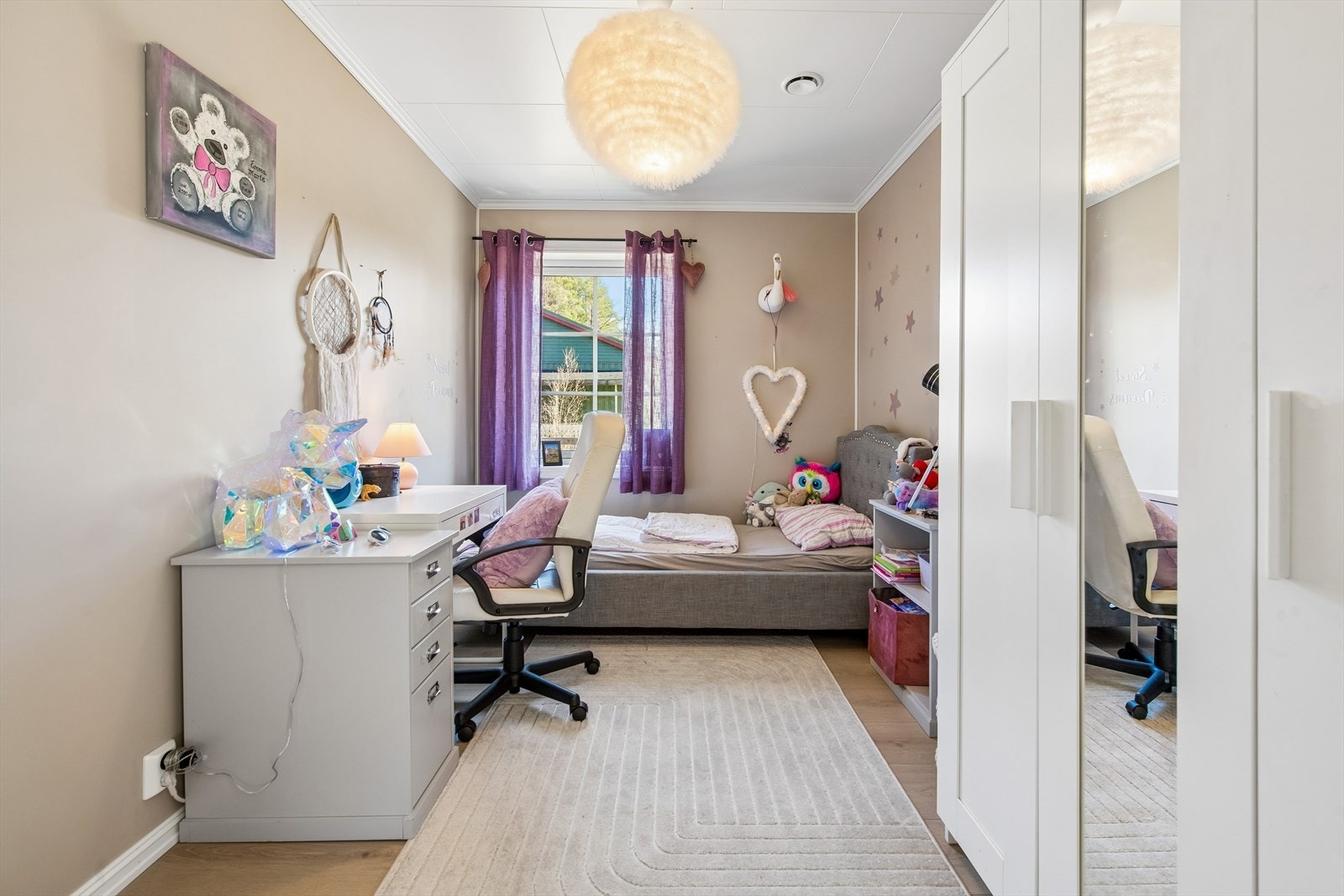 Gode innredningsmuligheter på soverommene. Galleribilde