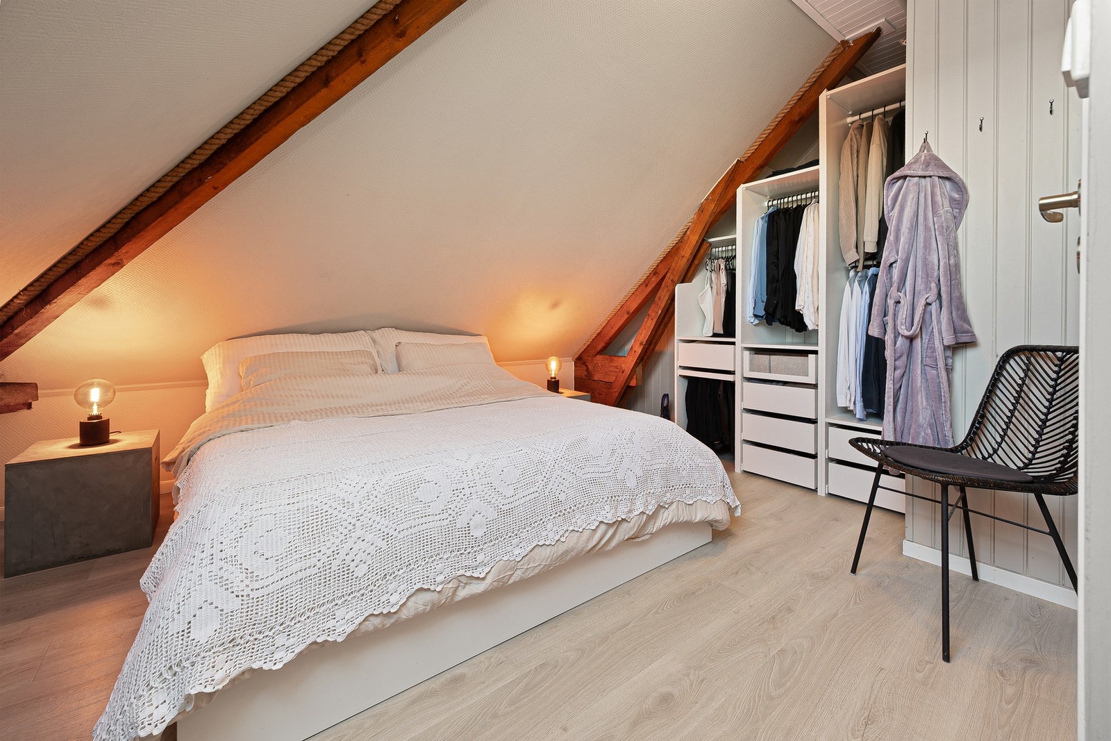 Hovedsoverom på 7,7 kvadratmeter. Galleribilde