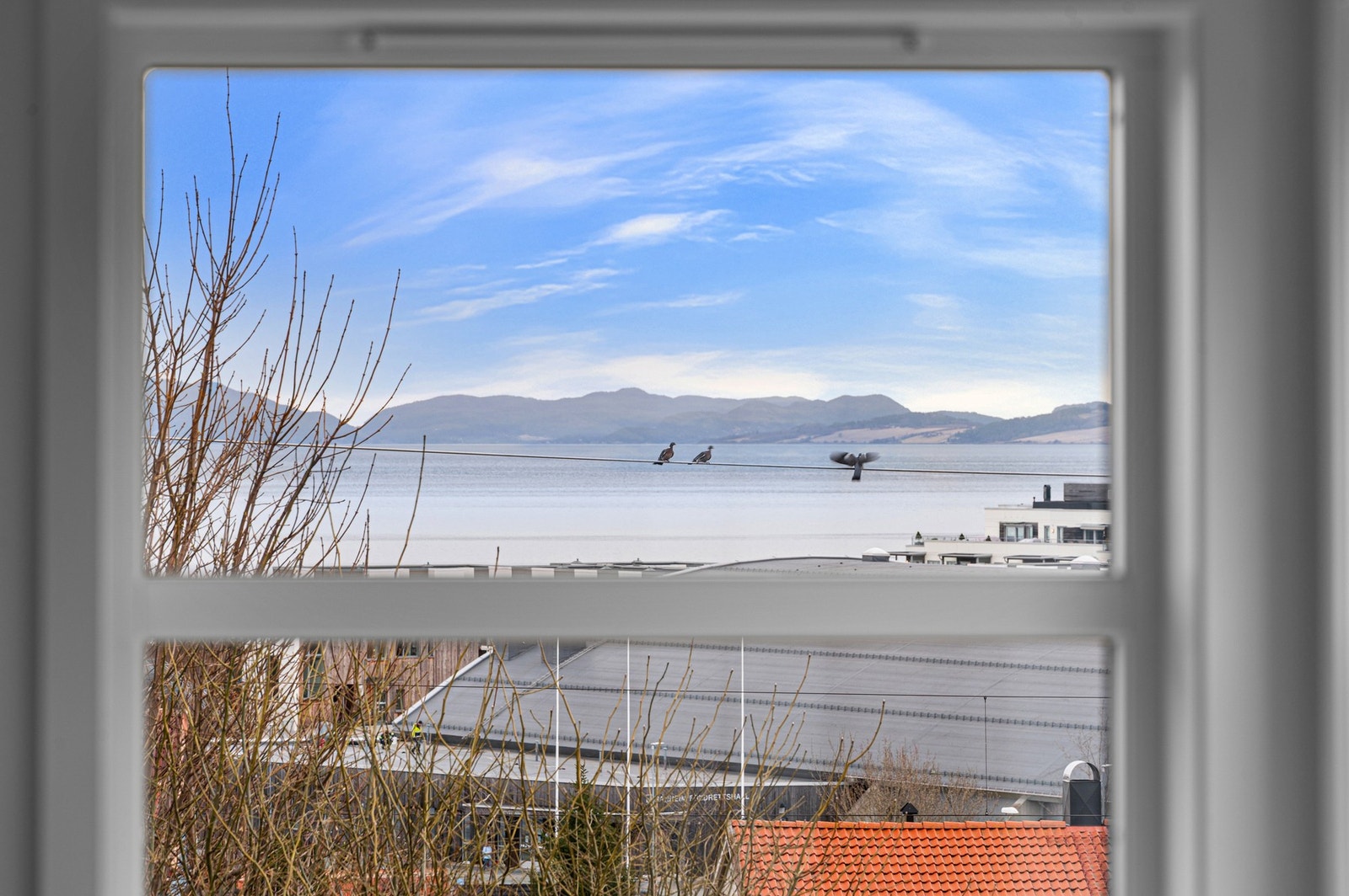 Fantastisk fjordutsikt fra spisestuen. Galleribilde