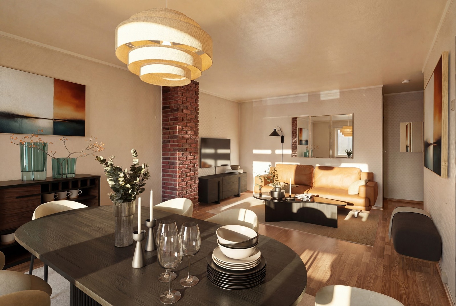 Her har du en arealsmart leilighet beliggende i blokkens 1 -underetasje med enkel adkomst Galleribilde