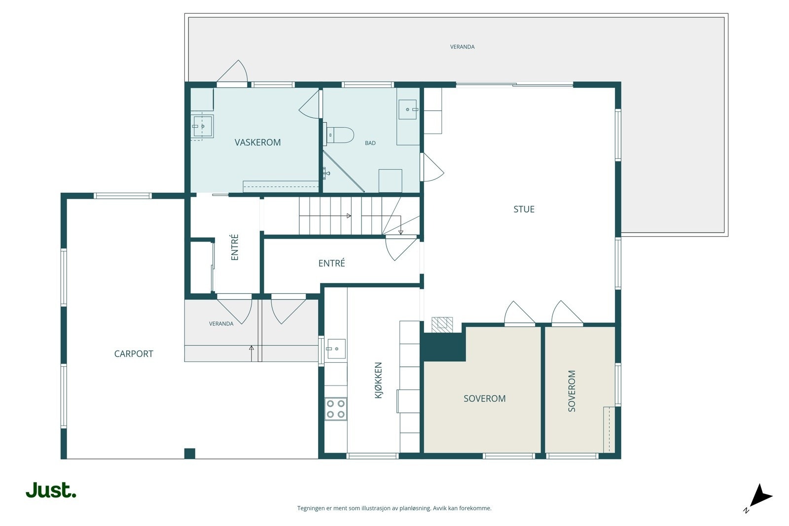 Planskisse første plan