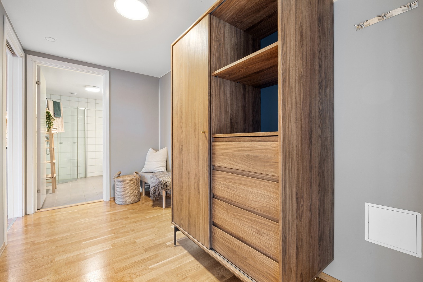 Entréen er på 6,5 m² Galleribilde