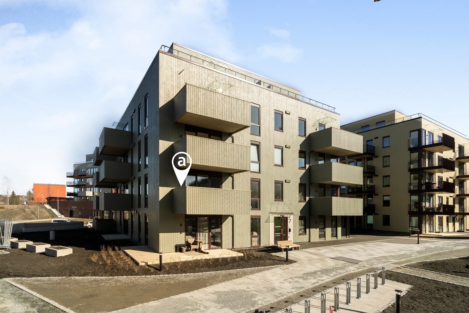 På Steinan Park får du det beste fra to verdener - en rolig og naturnær beliggenhet kombinert med kort vei til bylivet. Galleribilde