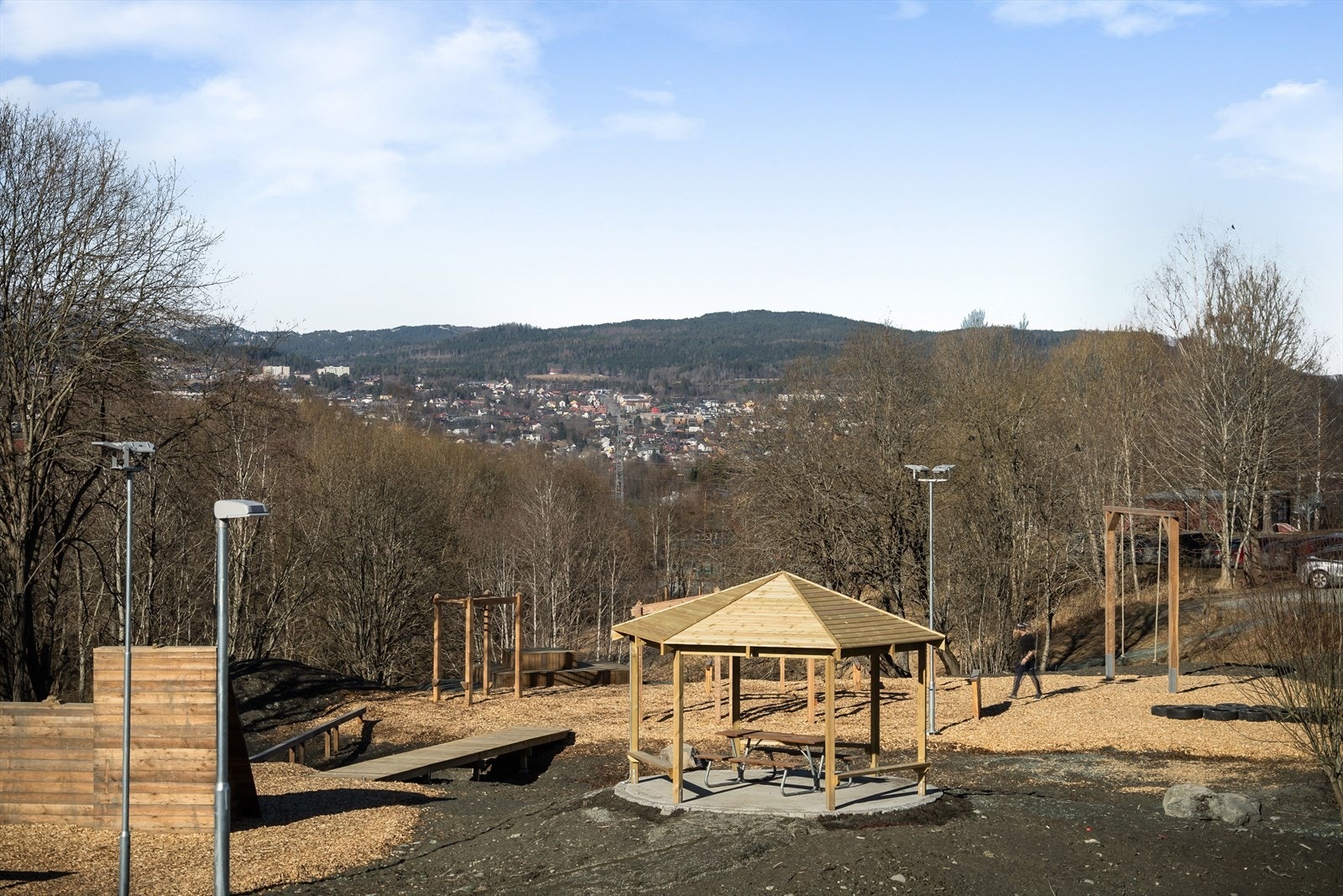 Områdets fellesområder er også godt opparbeidet, og her finner man fasiliteter for både store og små. Galleribilde