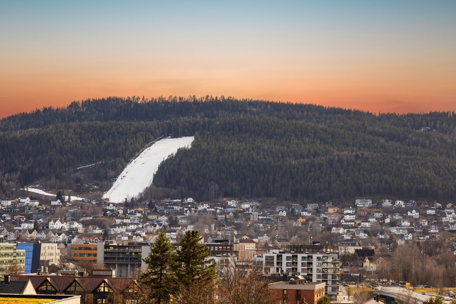 Utsikt fra leiligheten. Galleribilde