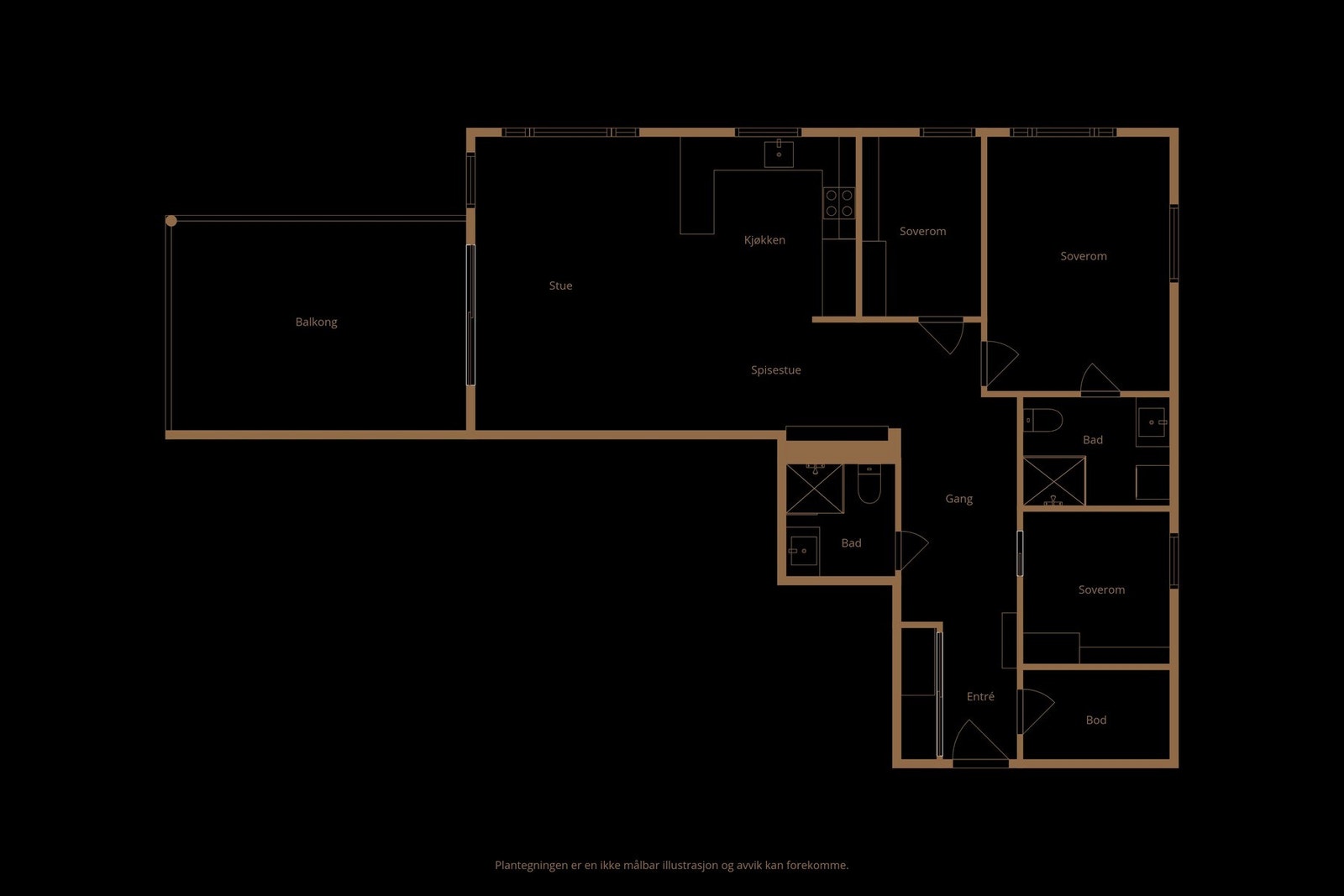 Plantegning. Galleribilde