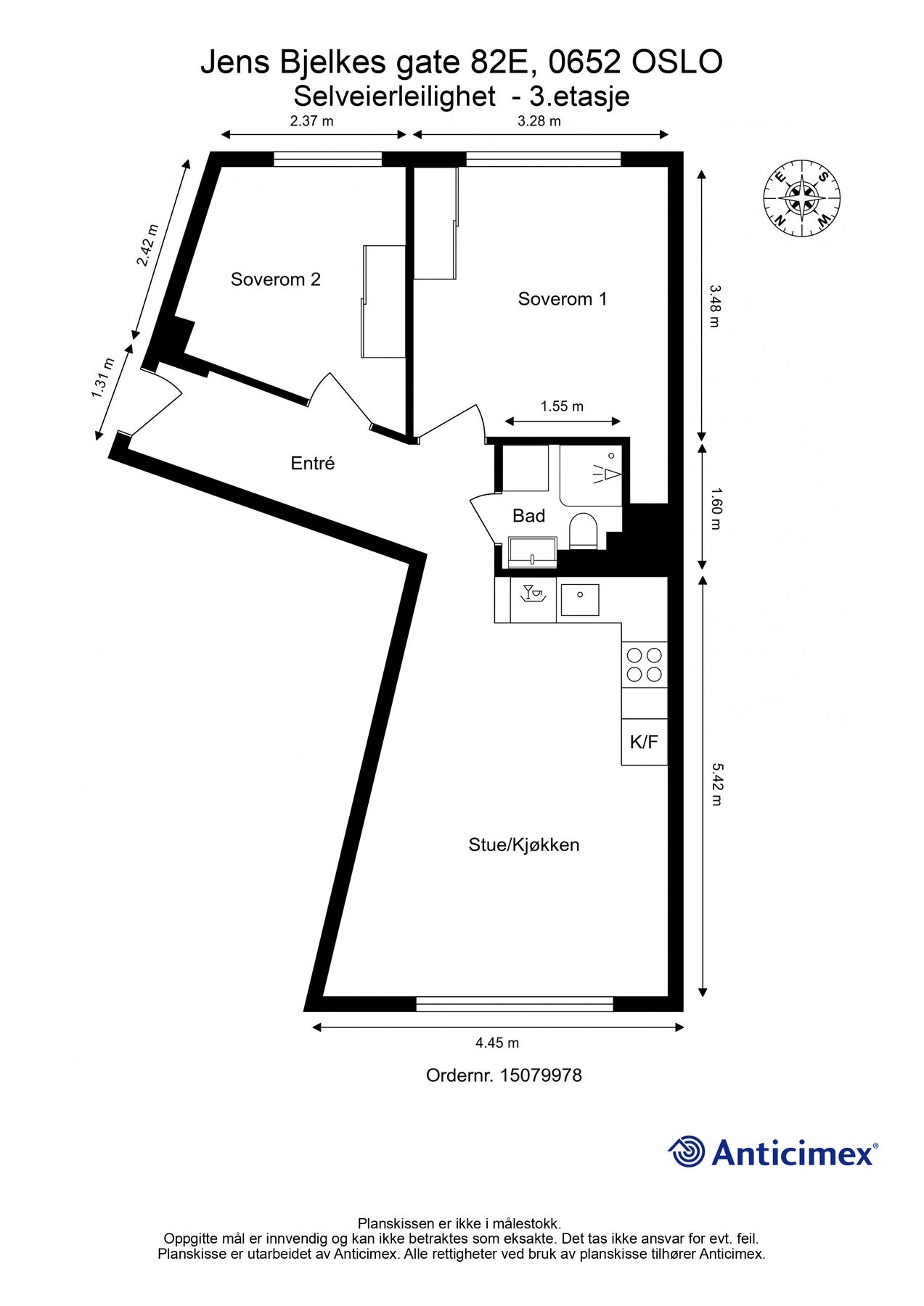 Effektiv planløsning. Galleribilde