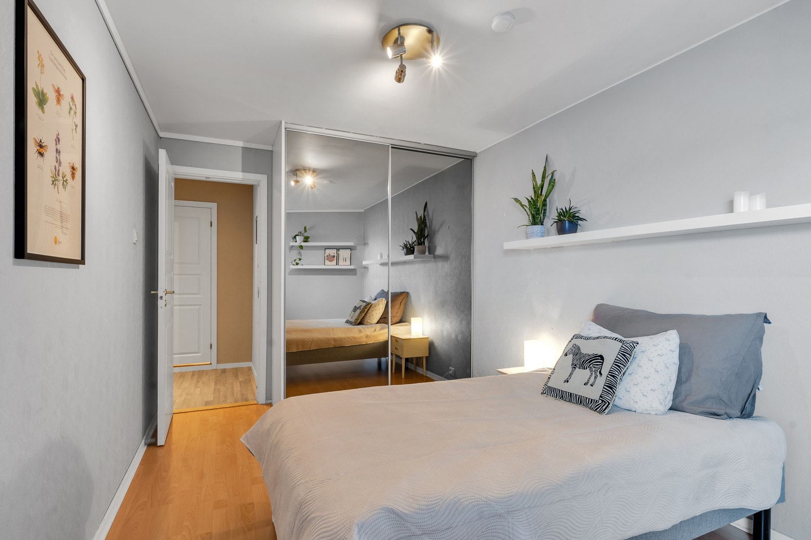 Leiligheten har to soverom. Galleribilde