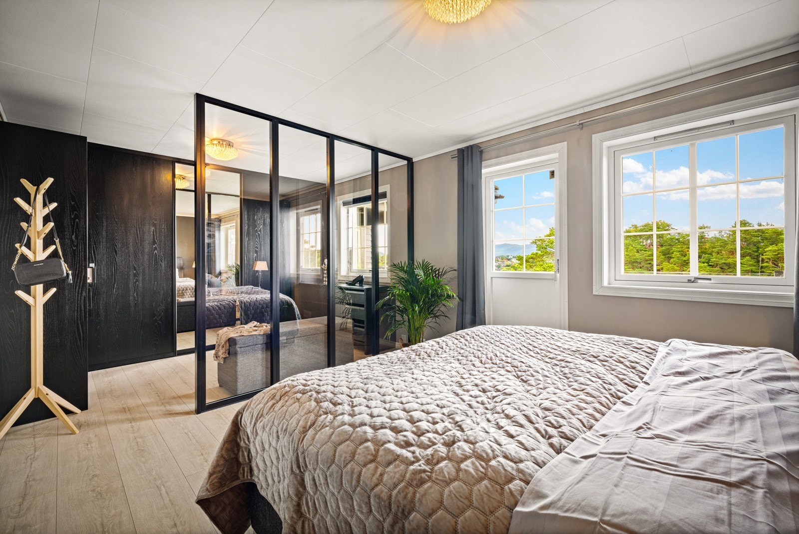 Her var det opprinnelig to soverom. Galleribilde