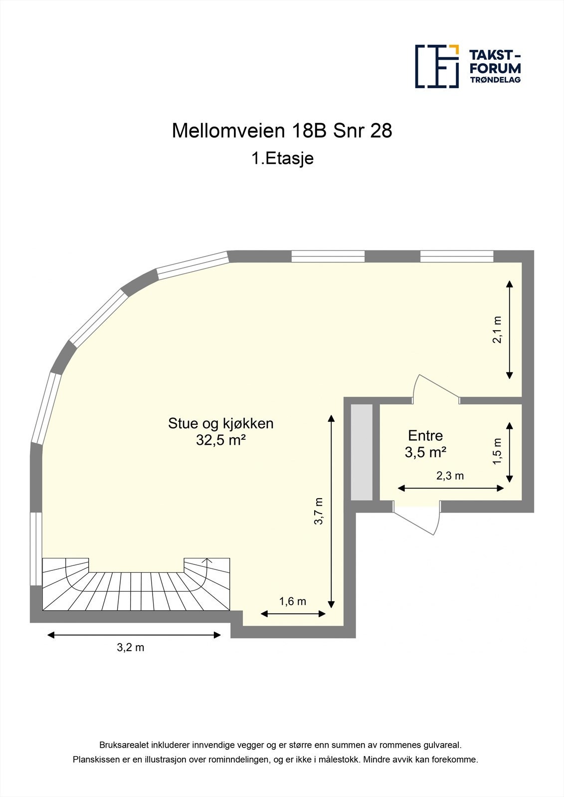 Plantegning - 1. etasje Galleribilde