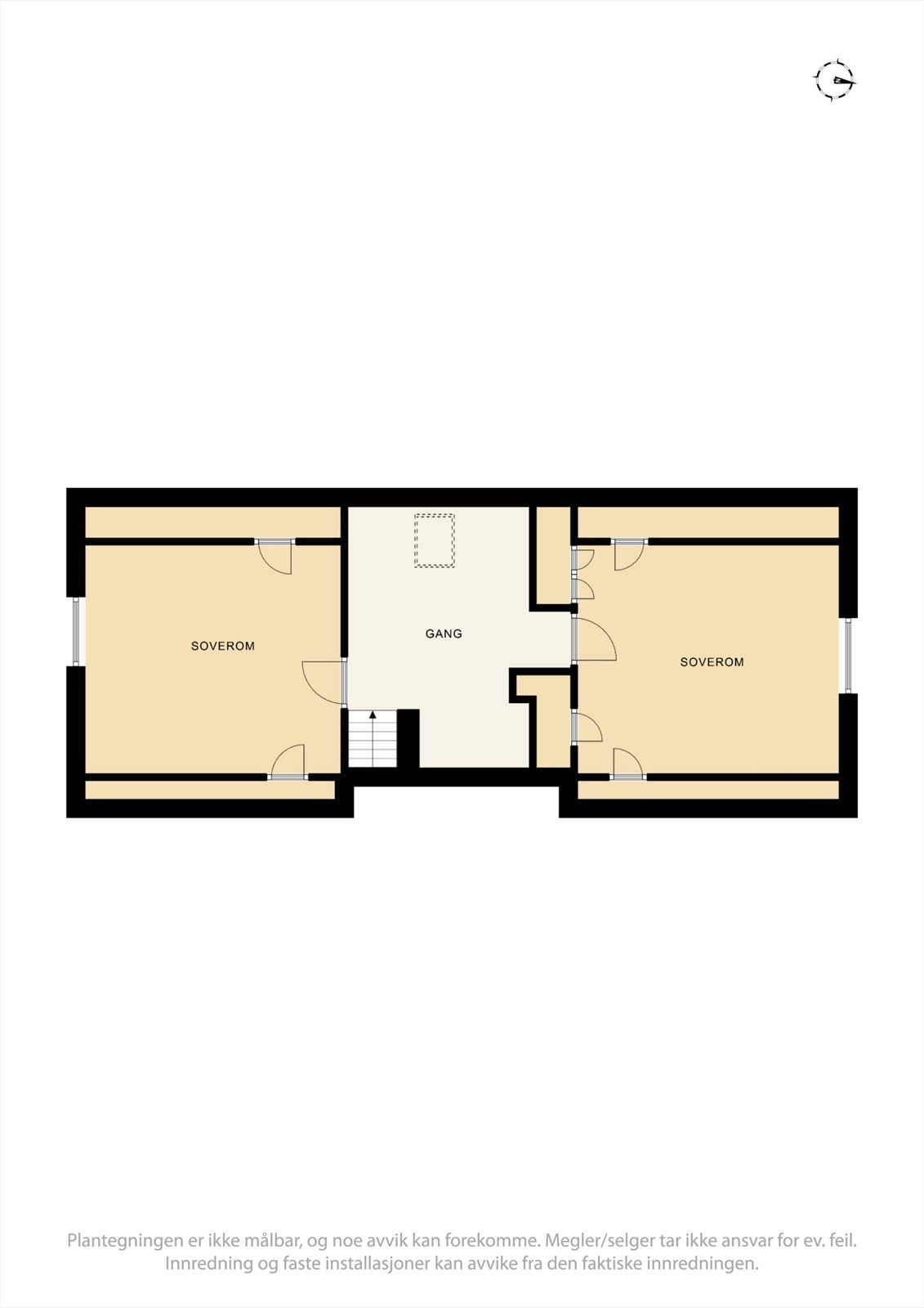 Plantegning loft Galleribilde