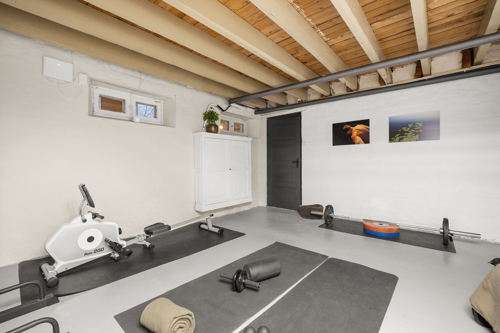 God plass til treningsapparater Galleribilde