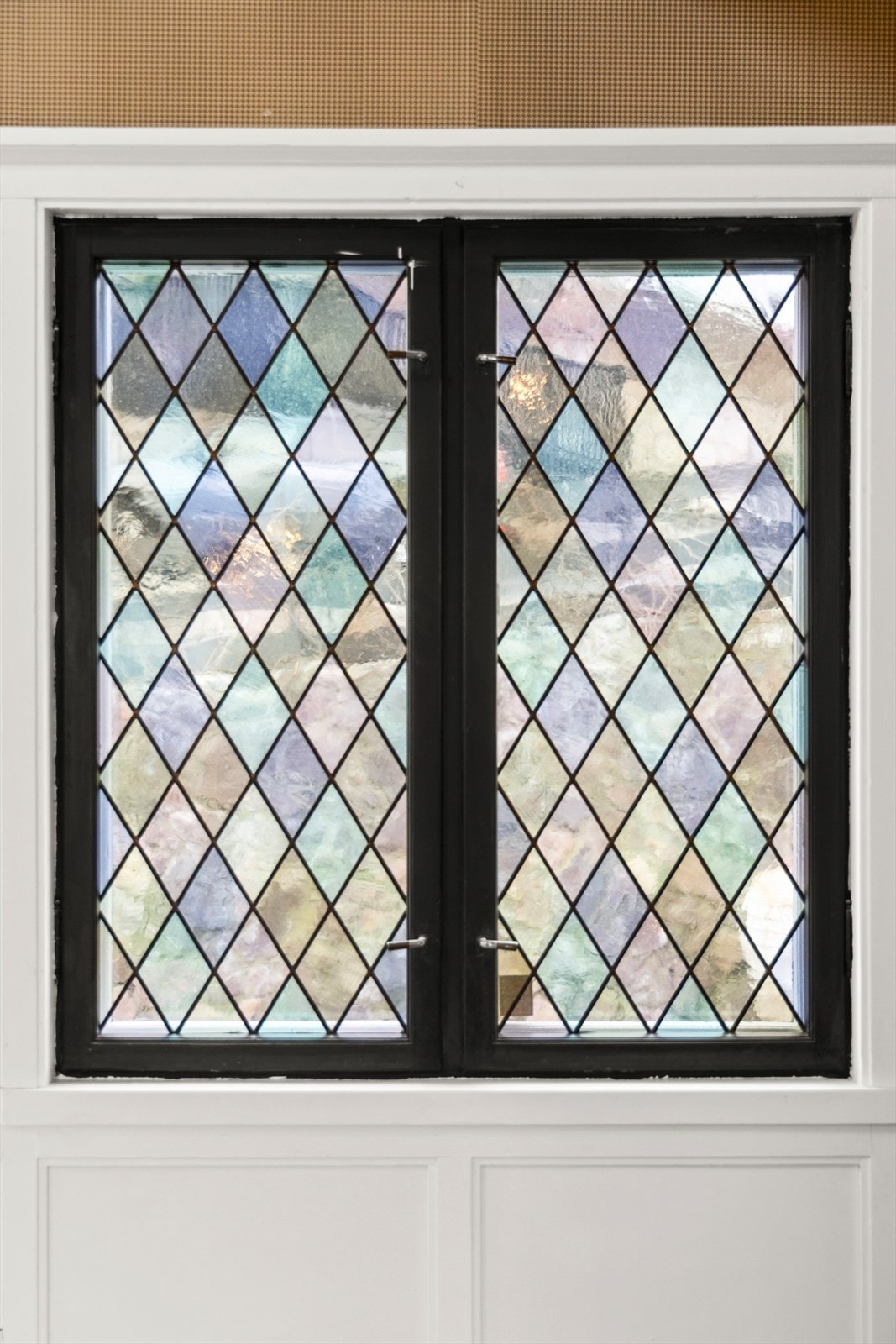 Blyglassvindu med flott struktur Galleribilde