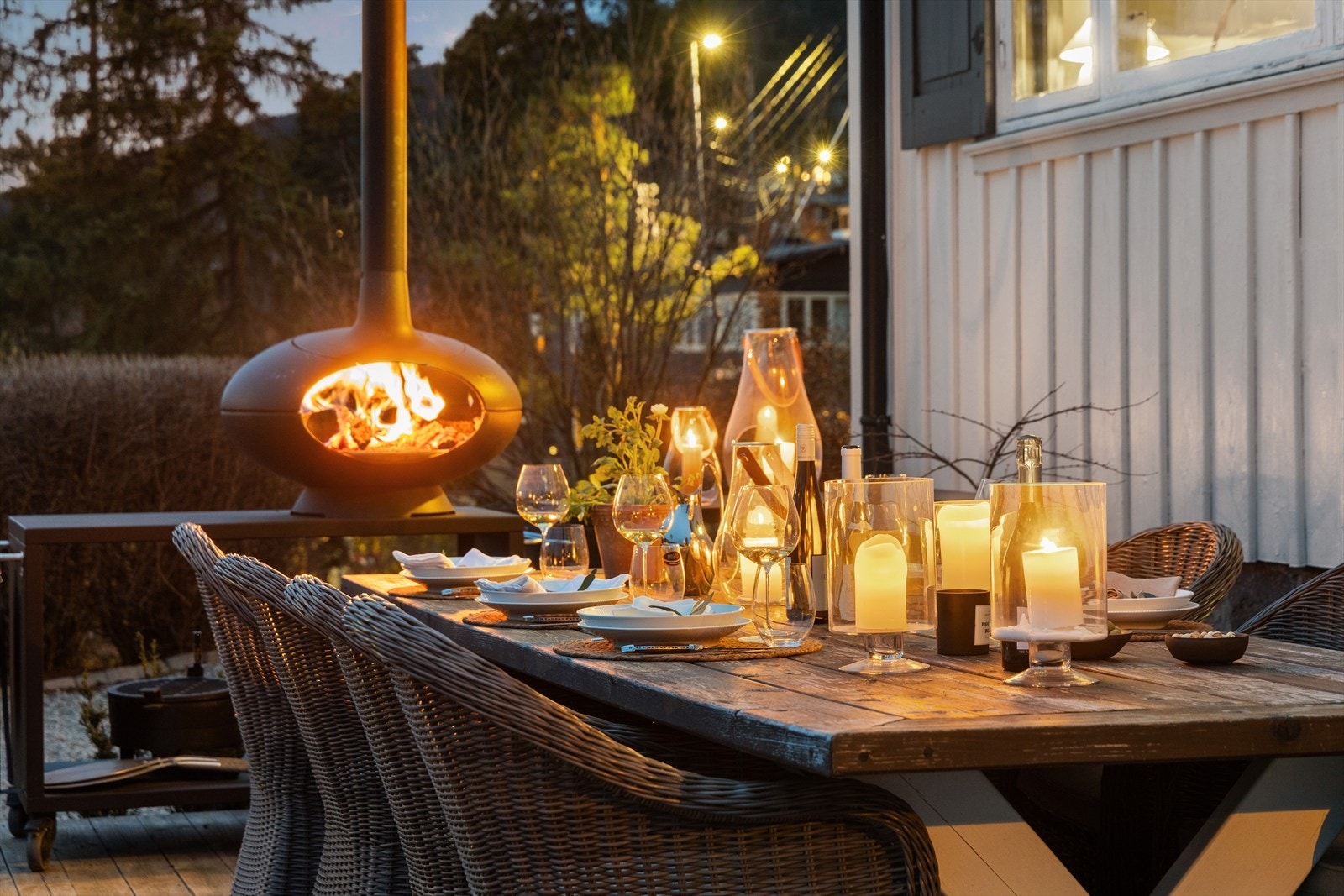 Her kan lune sommerkvelder nytes Galleribilde