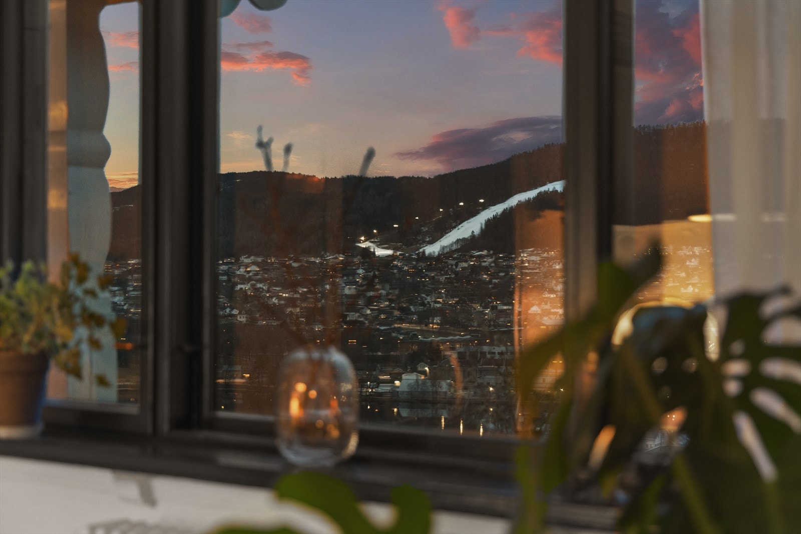 Flott utsikt fra spiseplassen Galleribilde