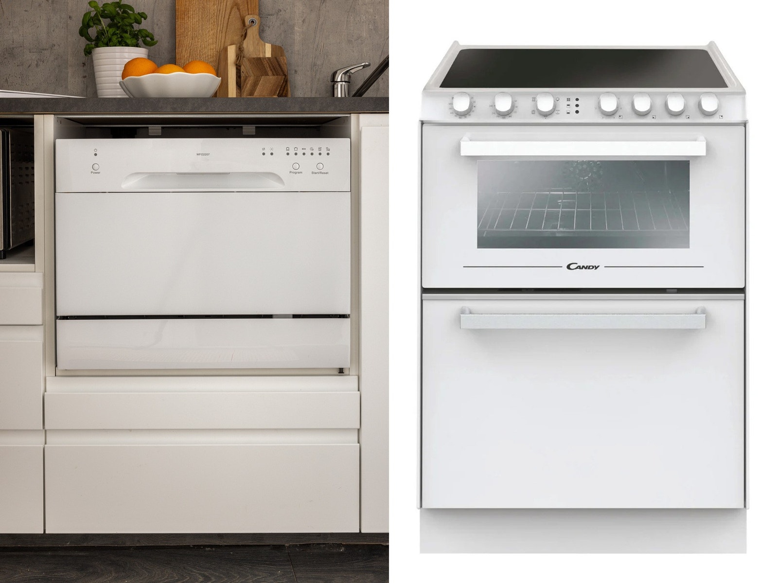 Et smart tips for deg som ønsker komfyr og oppvask er denne versjonen av 3 i 1 fra merket Candy. Galleribilde