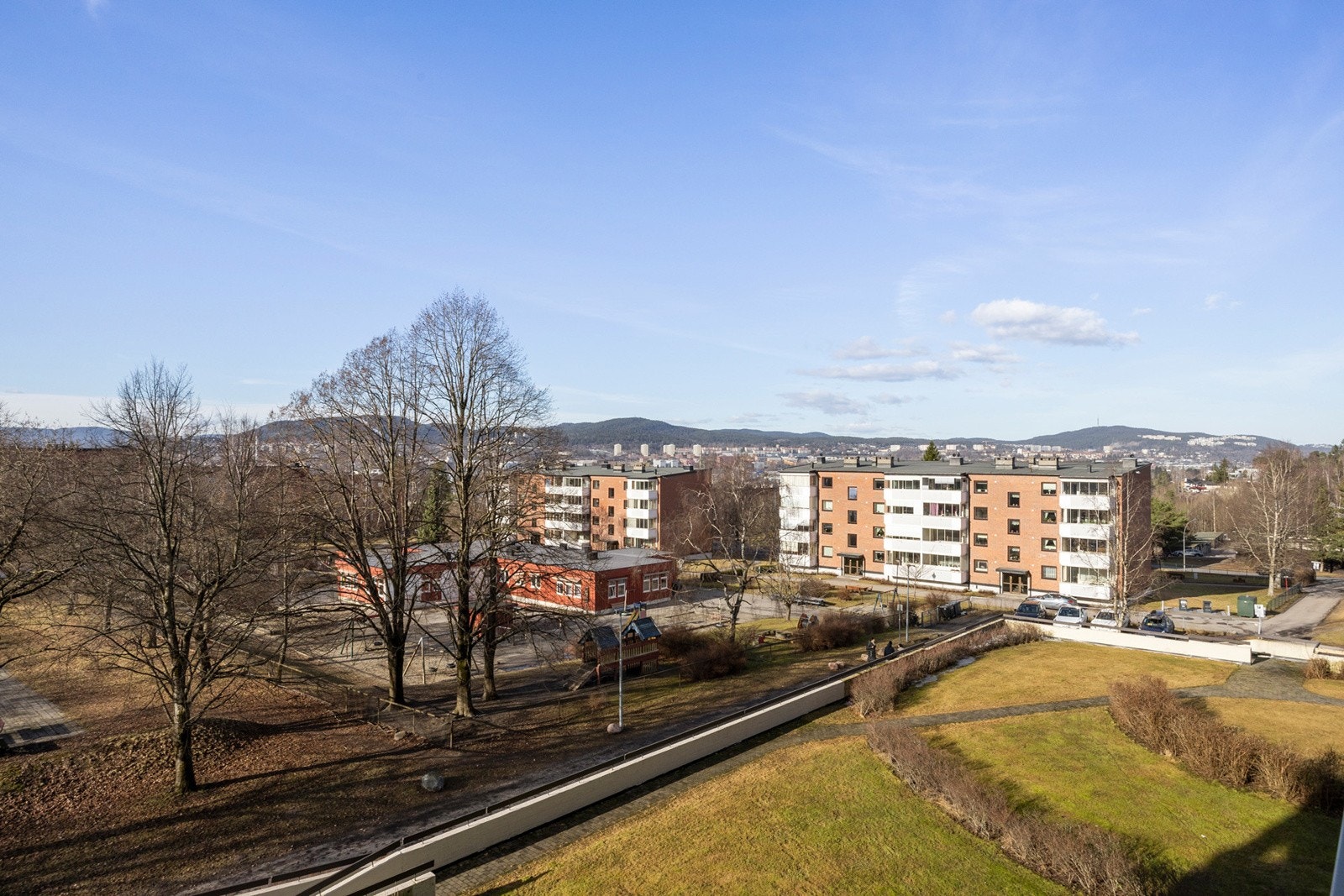 Fin utsikt fra balkongen! Galleribilde