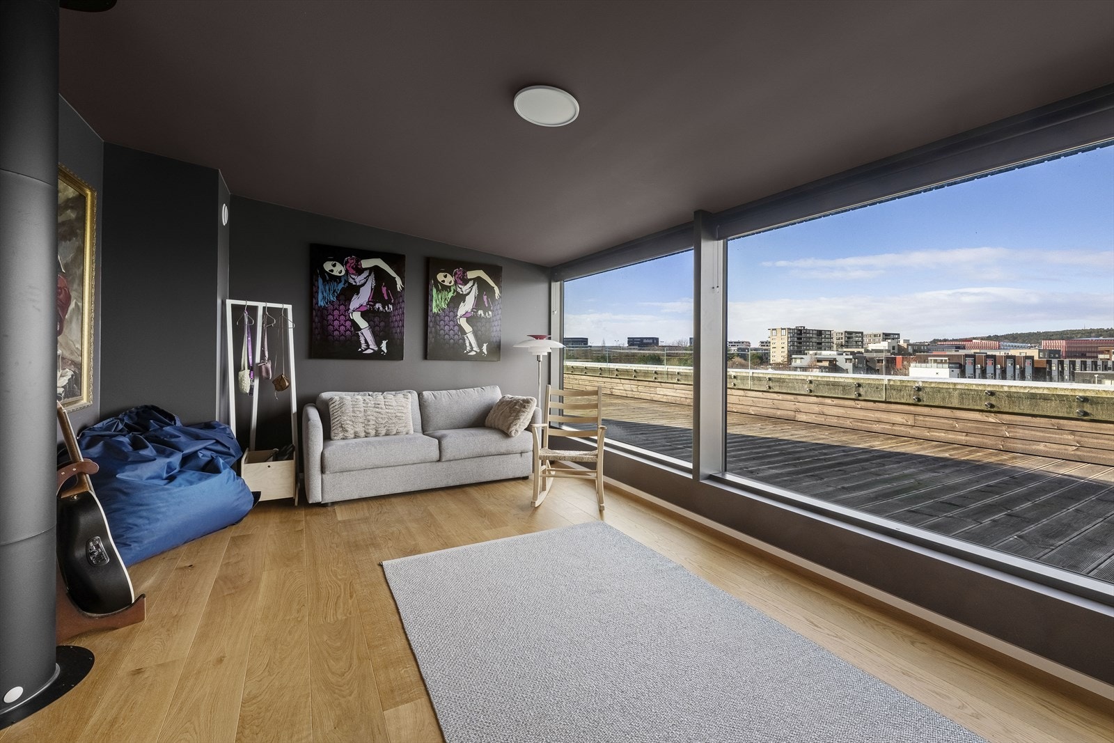 Soverom 3 bibliotek i tredje etasje Galleribilde