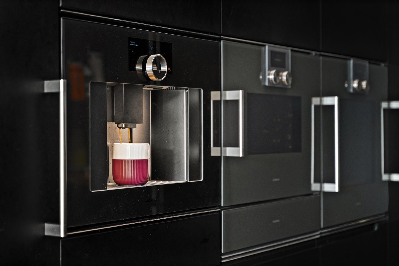 Rekken med hvitevarer i kvalitetsleverandøren Gaggenau Galleribilde