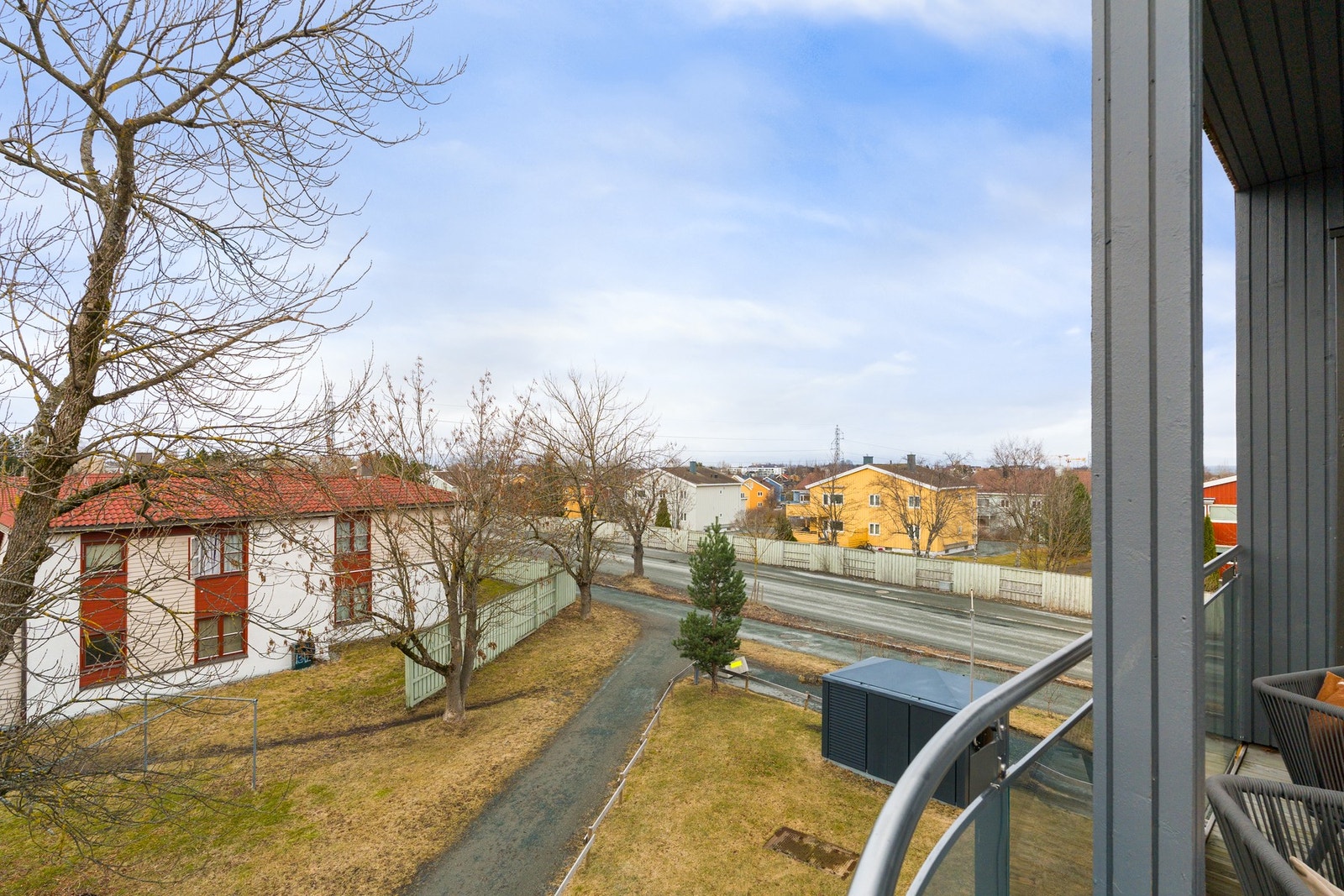 Utsiktsbilde fra balkongen. Galleribilde