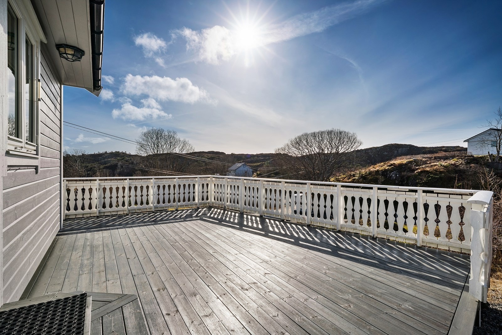 Flott terrasse på 48 m² med fantastiske solforhold. Galleribilde