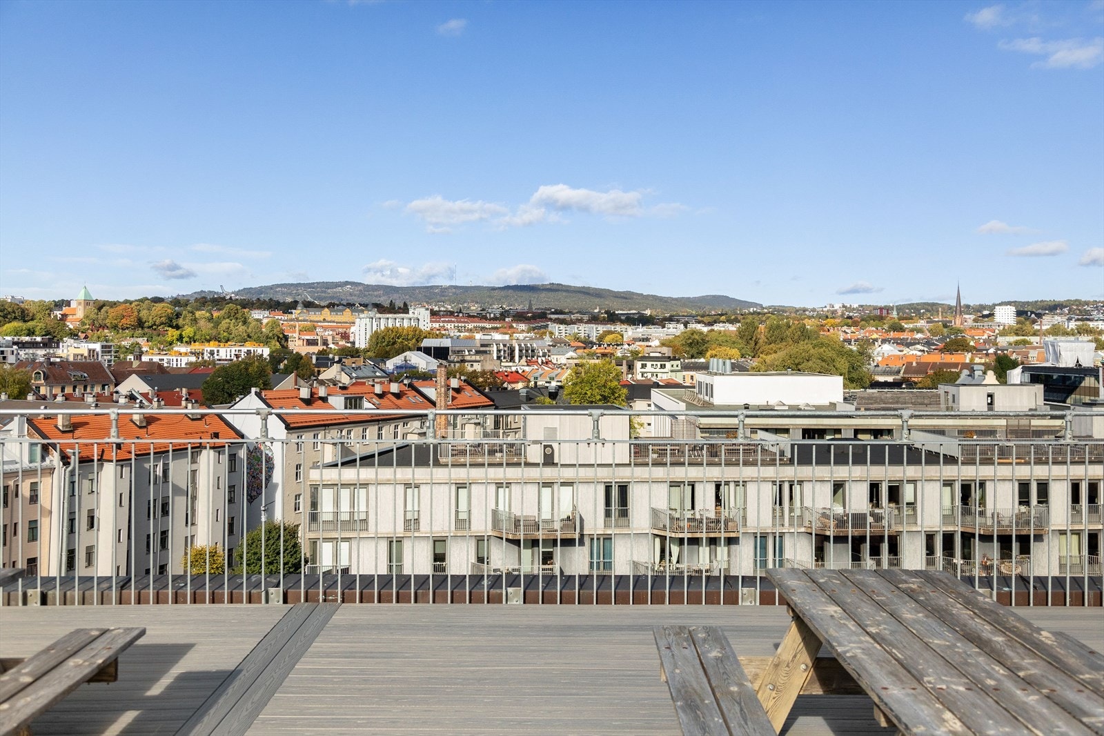 En åpen utsikt over nærområdet på Grünerløkka. Galleribilde