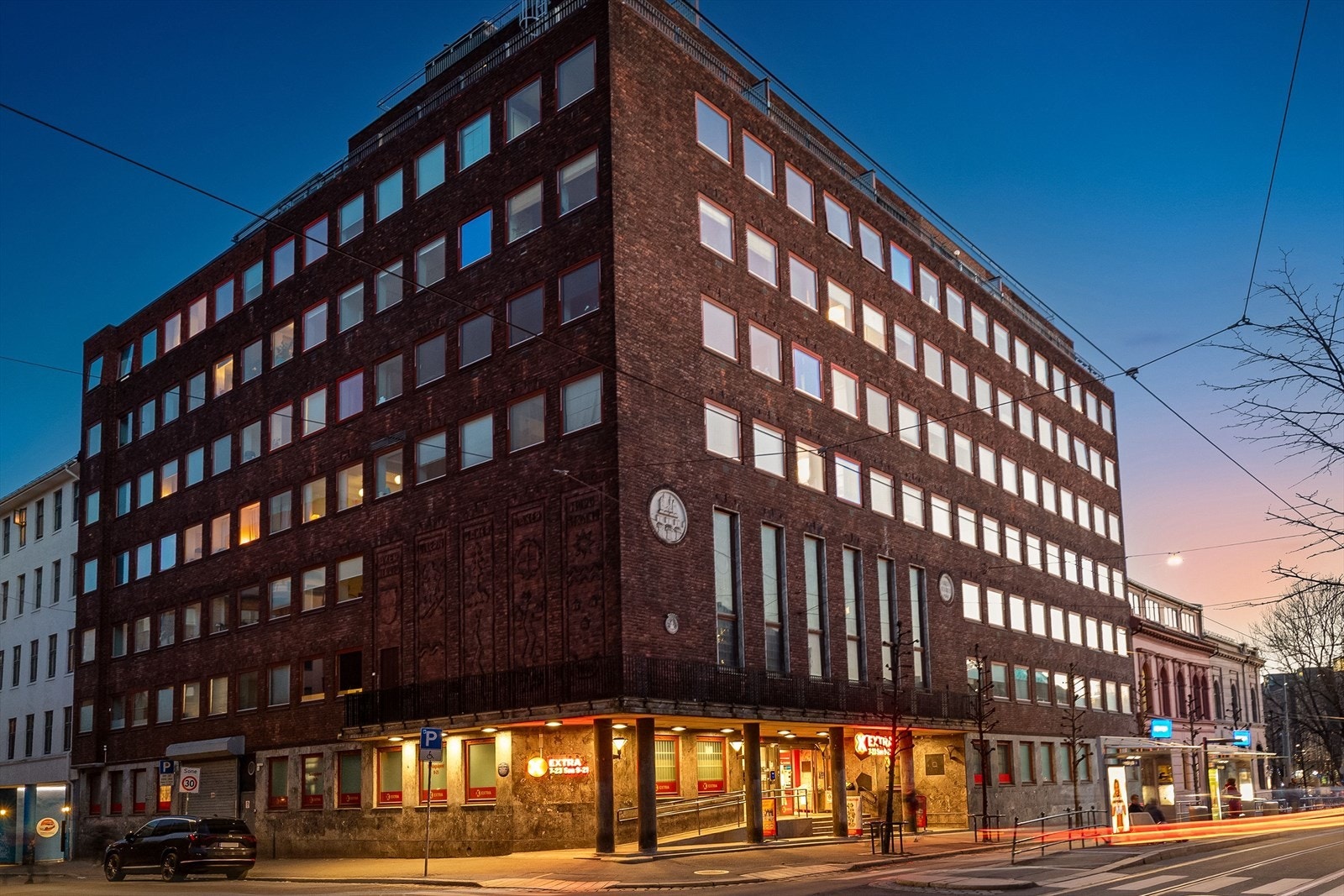 En søndagsåpen Coop Extra i byggets første etasje gjør hverdagslogistikken svært enkel. Galleribilde