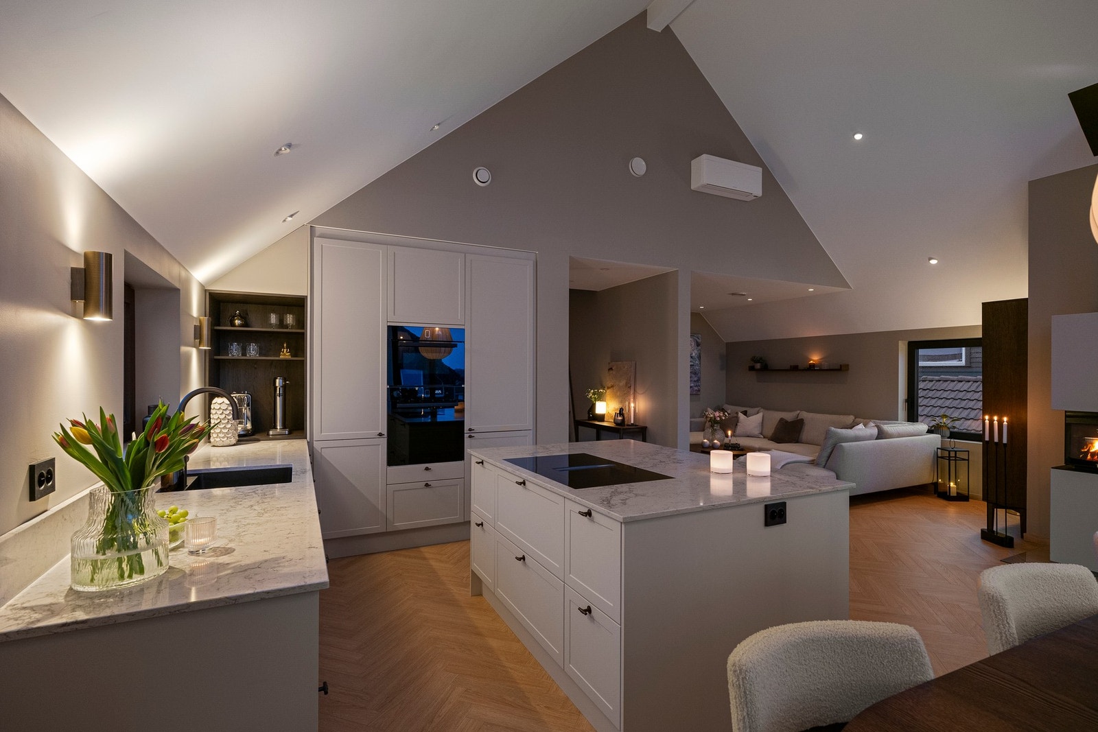 Planløsningen har en optimal soneinndeling som gjør rommene enkle å innrede. Galleribilde