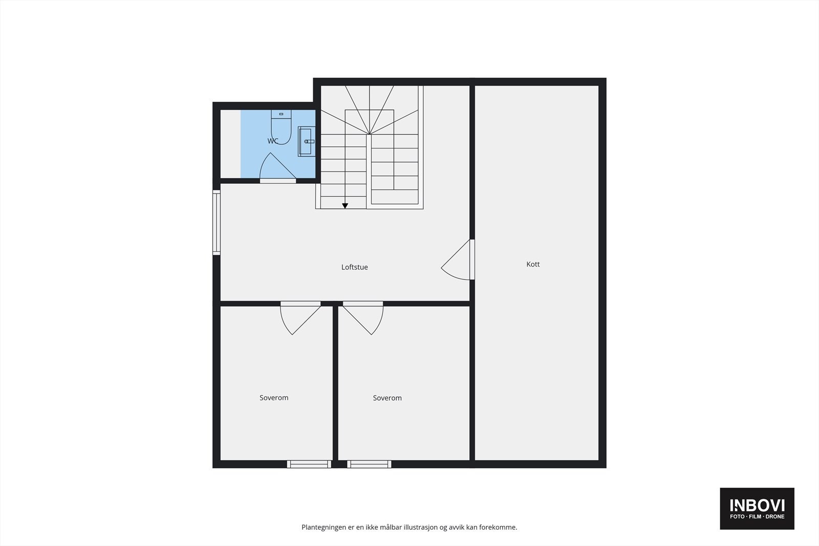 Plantegning 2.etg Galleribilde