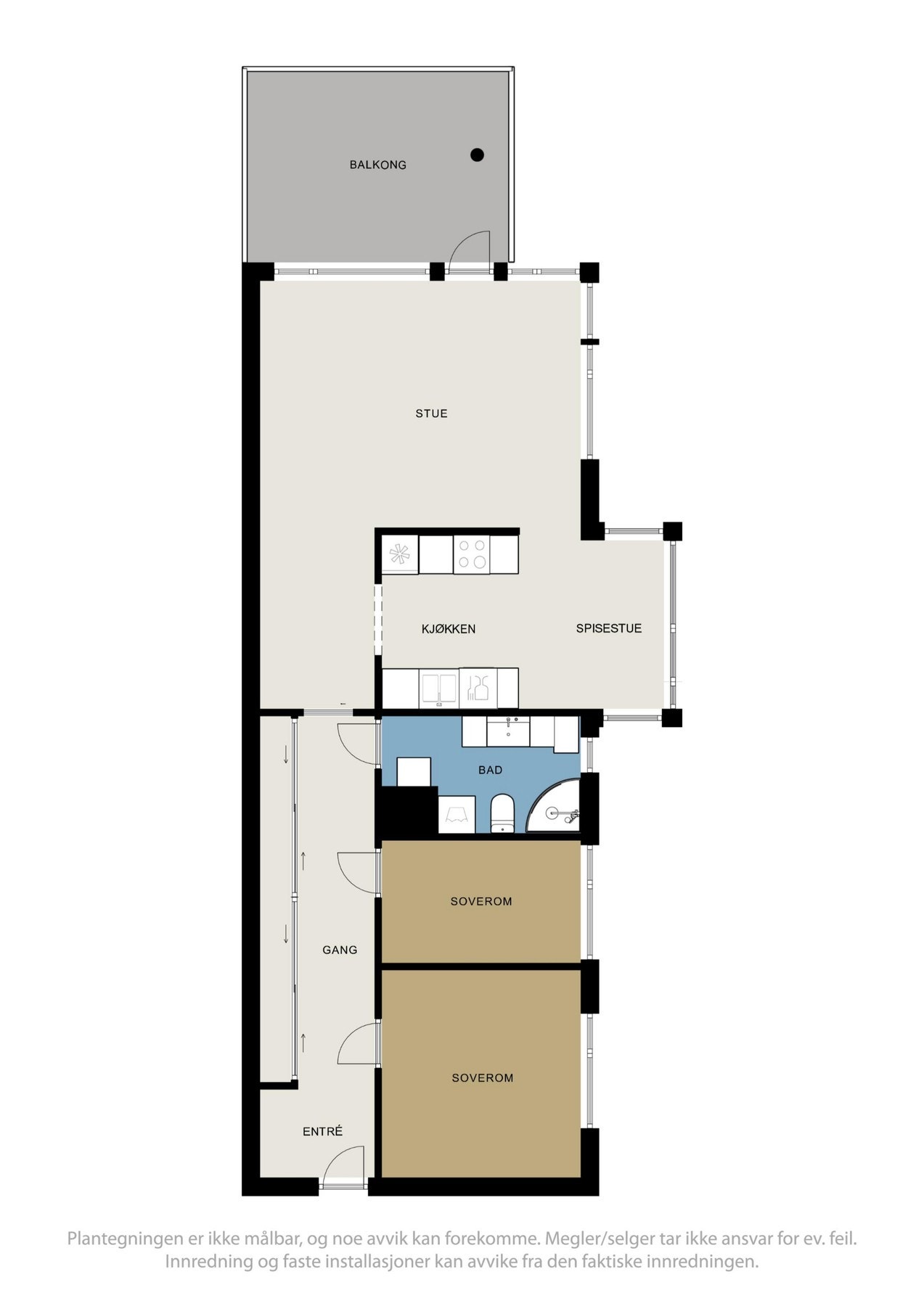 Plantegning Galleribilde