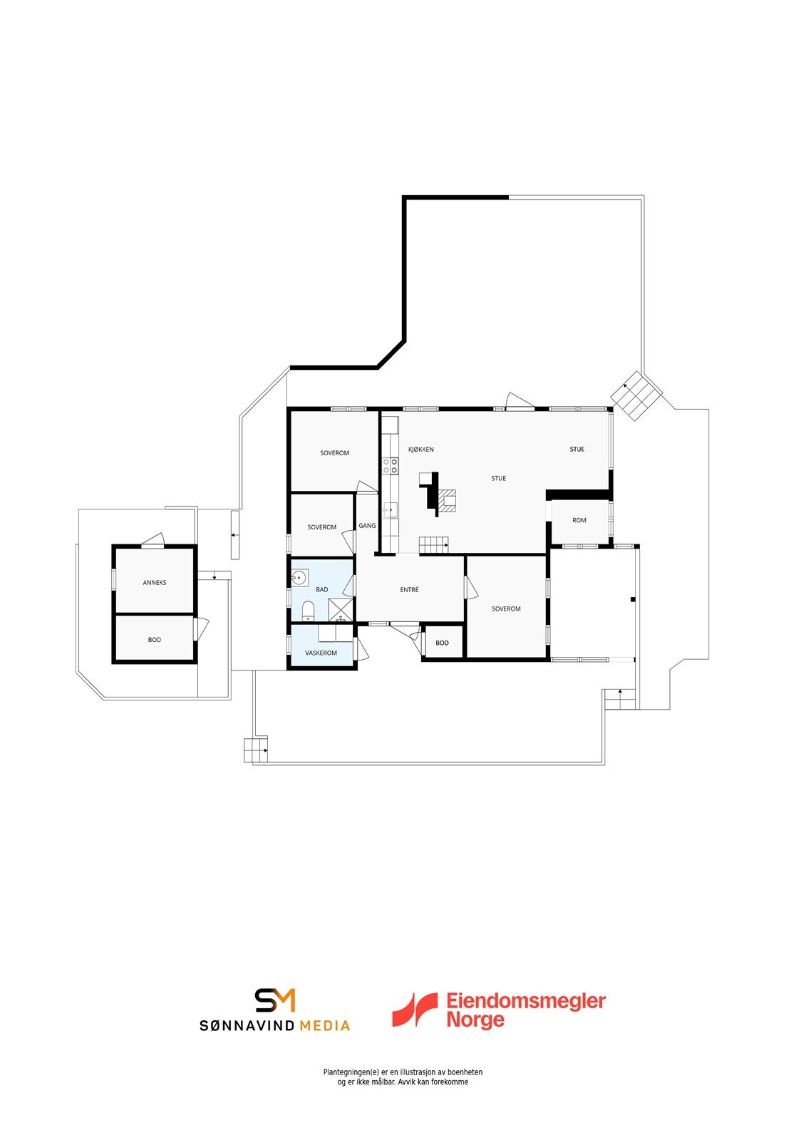 Plantegning Galleribilde