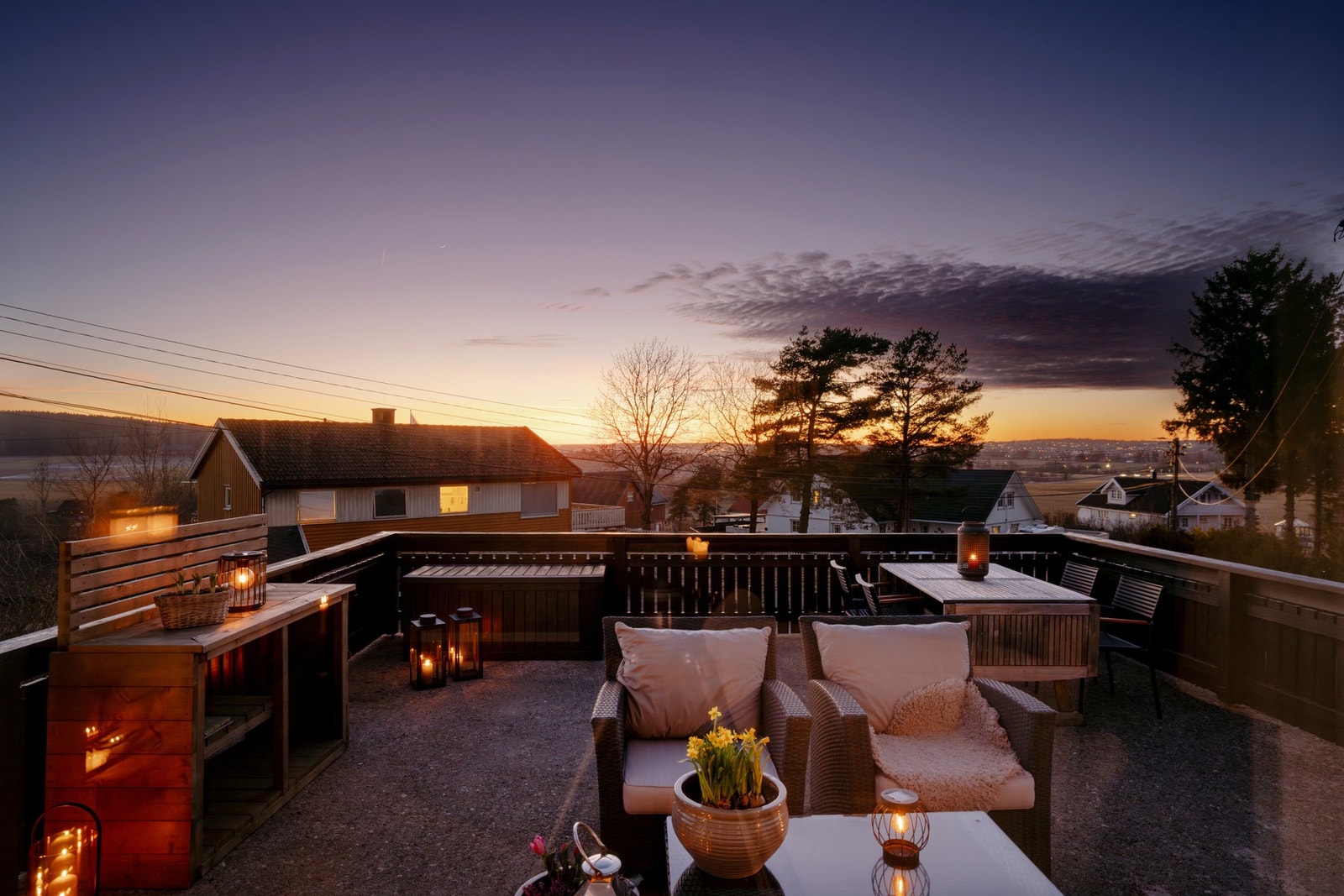 Utsikt fra stuevindu Galleribilde