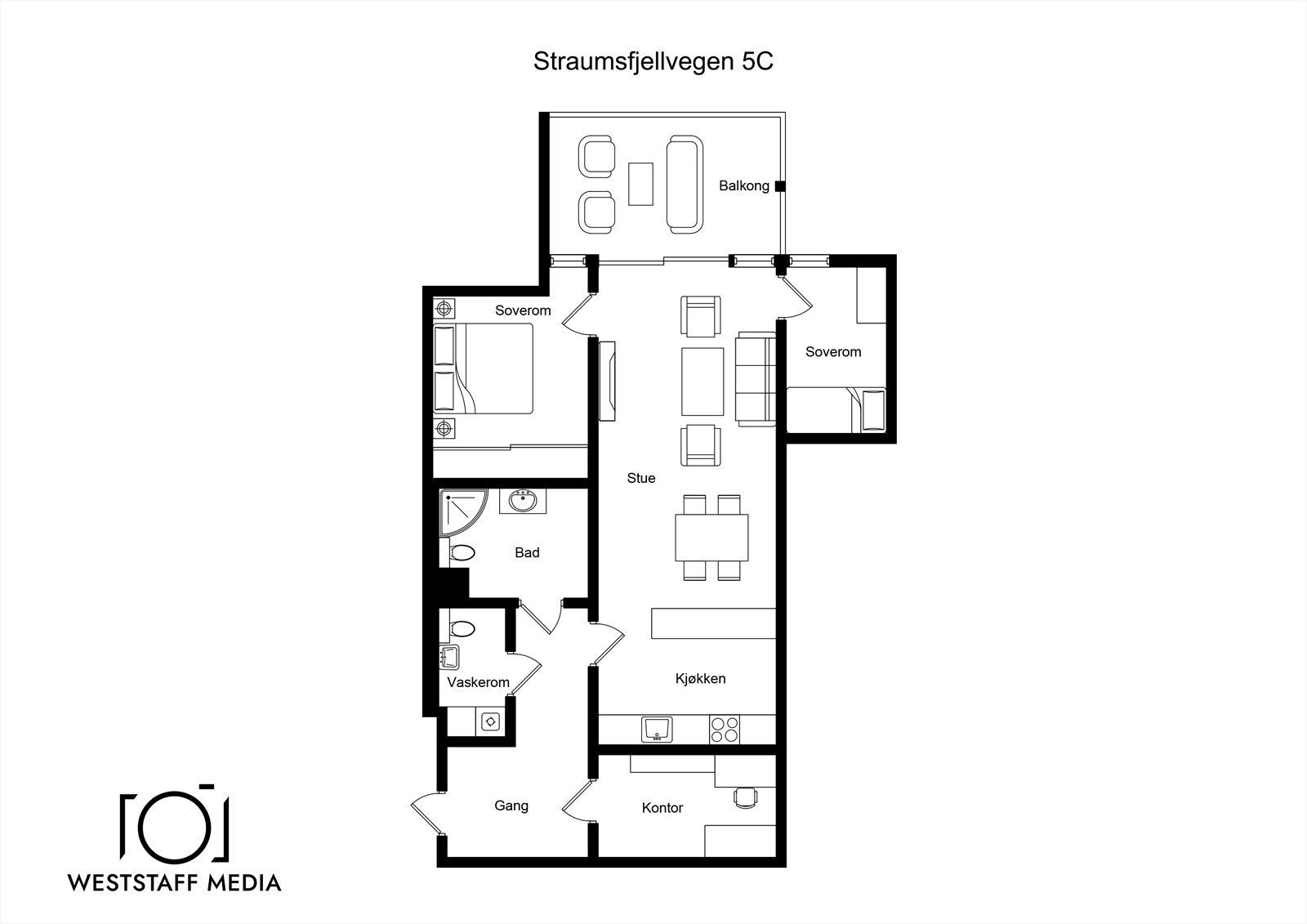 Plantegning Galleribilde