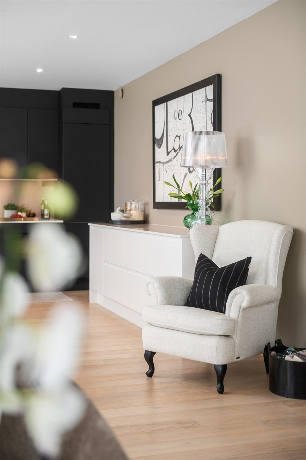 Det er også rom for en hyggelig plass til å nyte en god bok. Galleribilde