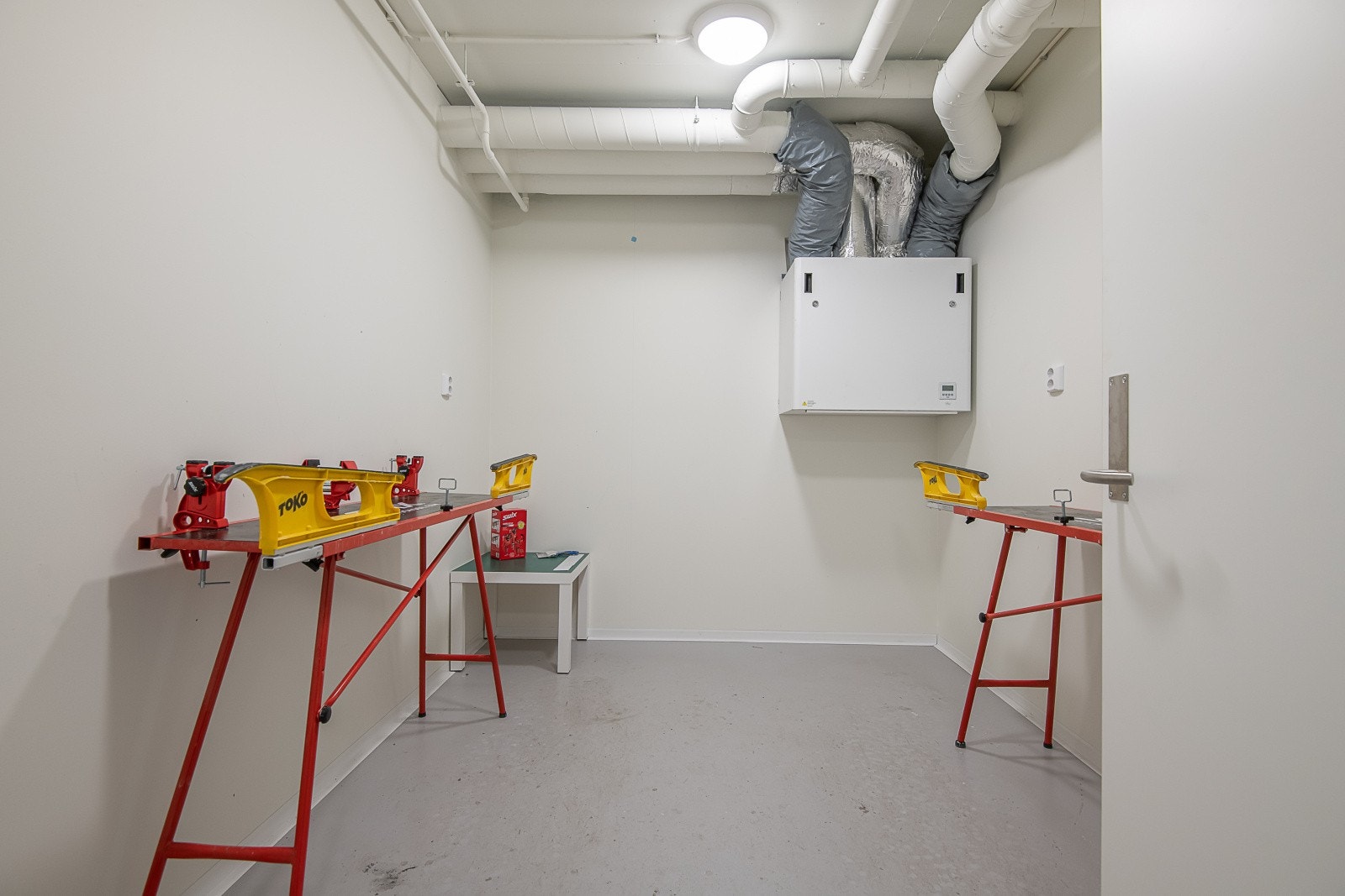 Sameiet har felles smørebod, perfekt for den som er glad i å gå på ski. Galleribilde