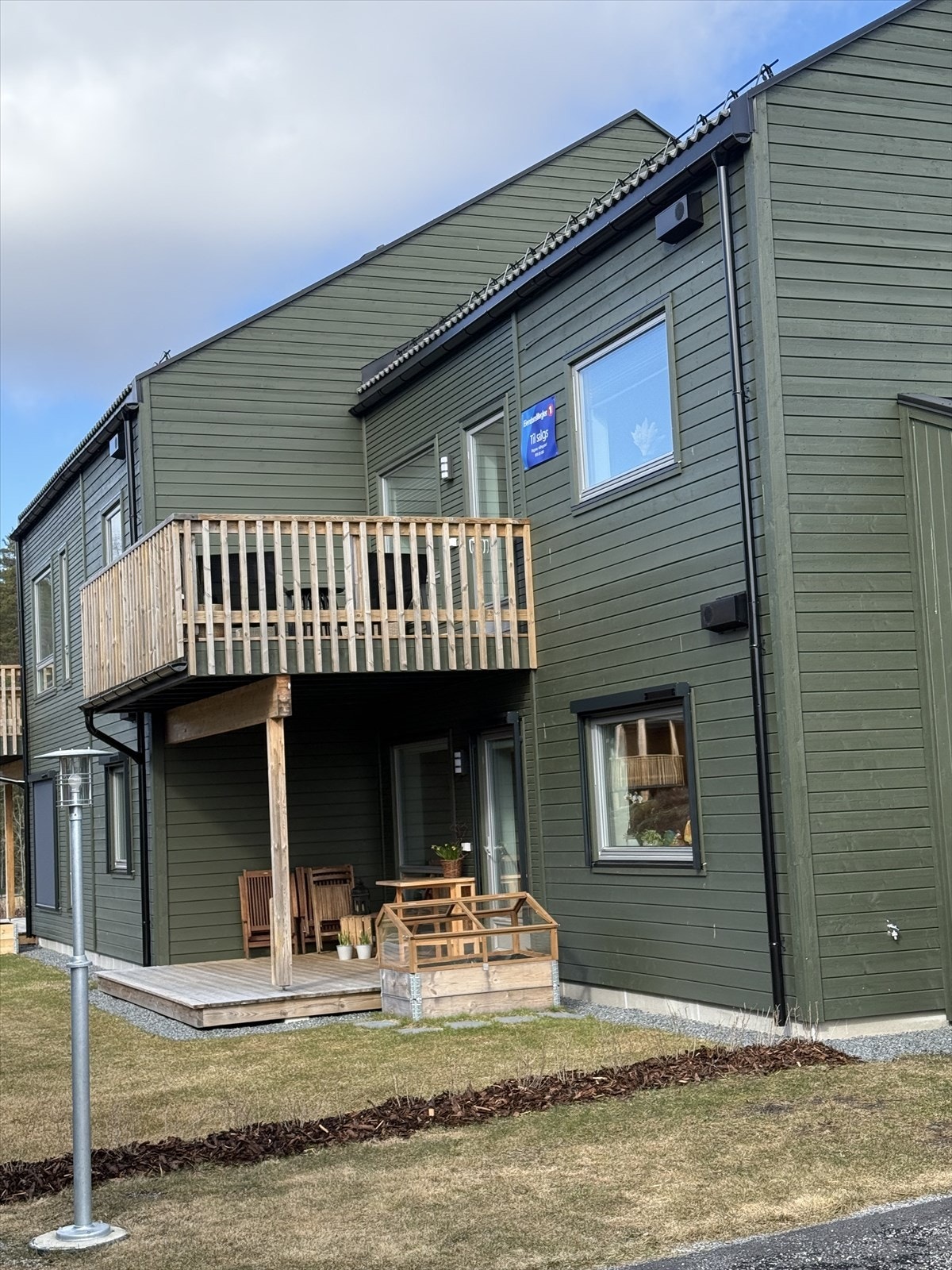 Hyggelig terrasse Galleribilde