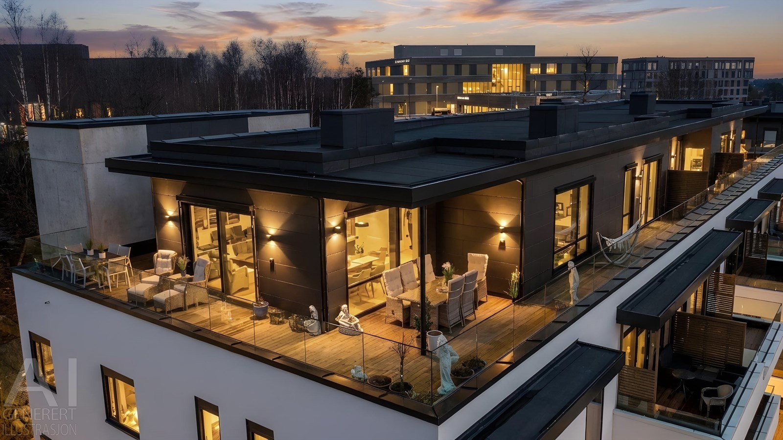 Even Guttormsen i Nordvik presenterer Terje Løvås vei 16F- Toppleilighet med stor terrasse - sol fra tidlig formiddag til kveld - butikker i umiddelbar nærhet - god planløsning - to bad og parkering i parkeringskjeller
Foto: Fokus foto Galleribilde