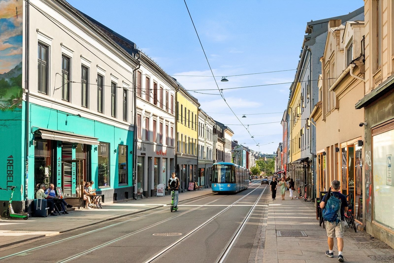 Fra eiendommen er det direkte tilgang til Markveien - en av Oslos mest spennende handelsgater. Galleribilde