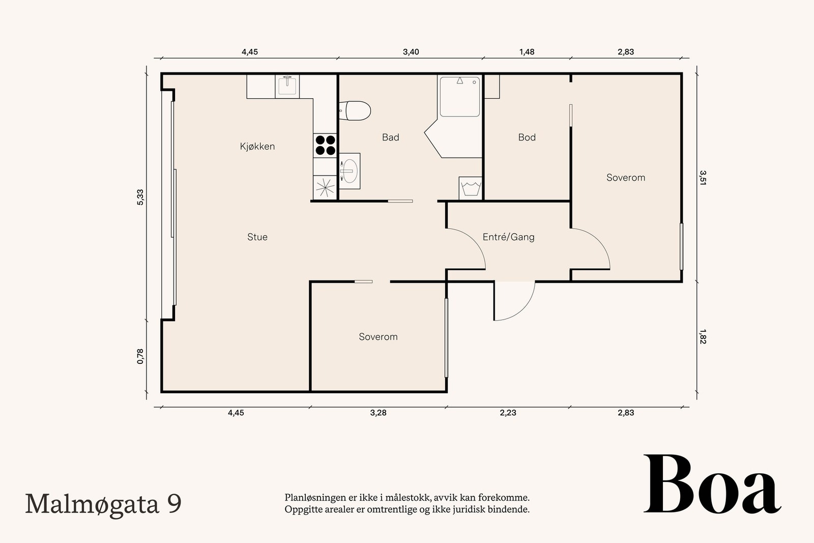 Det medfølger i tillegg en bod i kjelleren. Mulighet for kjøp av garasjeplass. Galleribilde